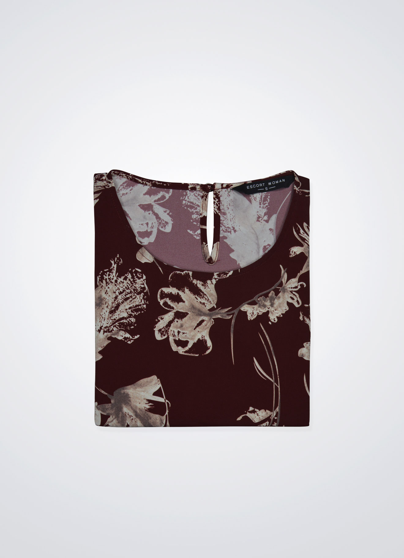 Biking-Red by Floral Printed Dress