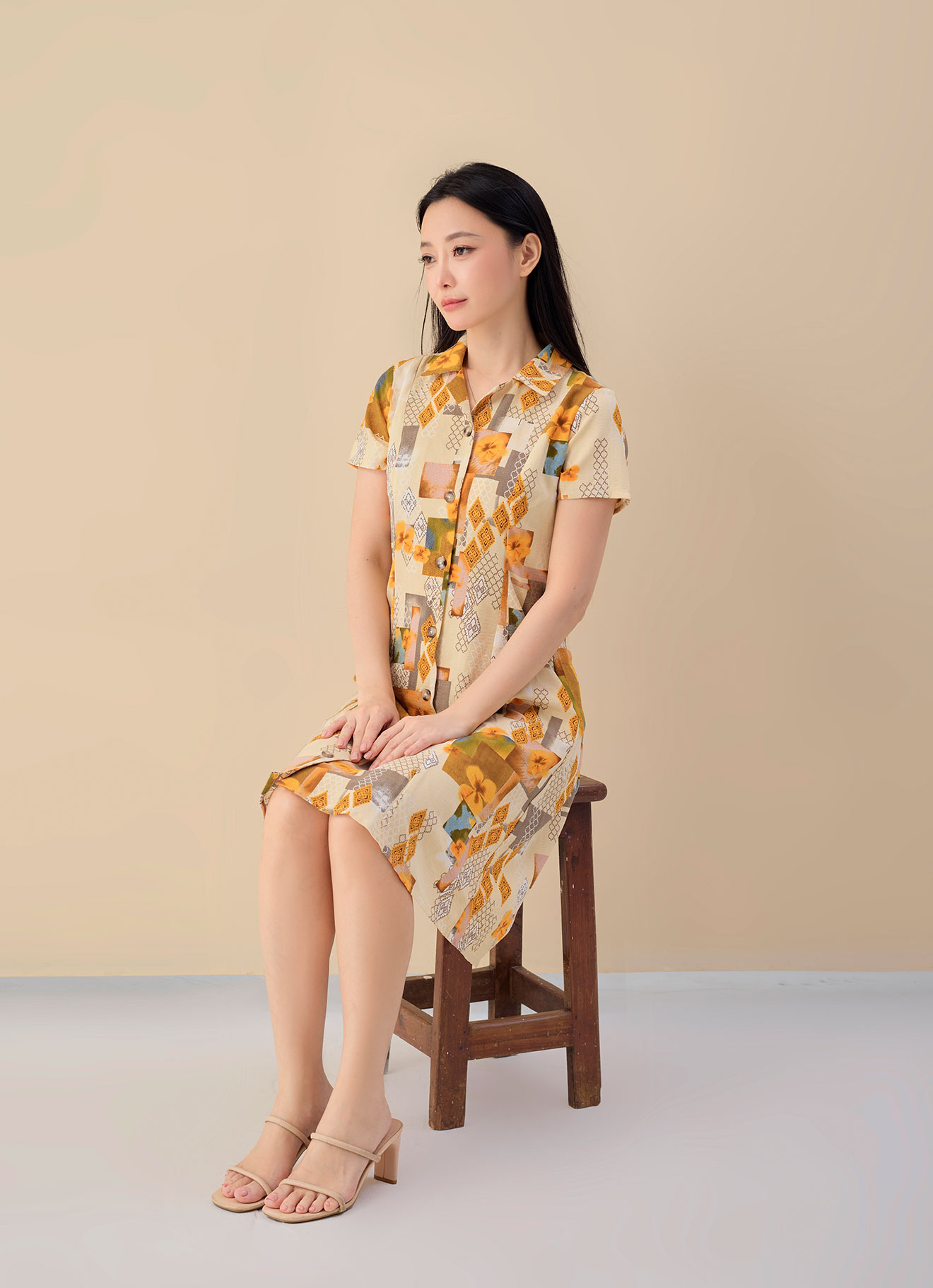 Chamomile by Printed Dress
