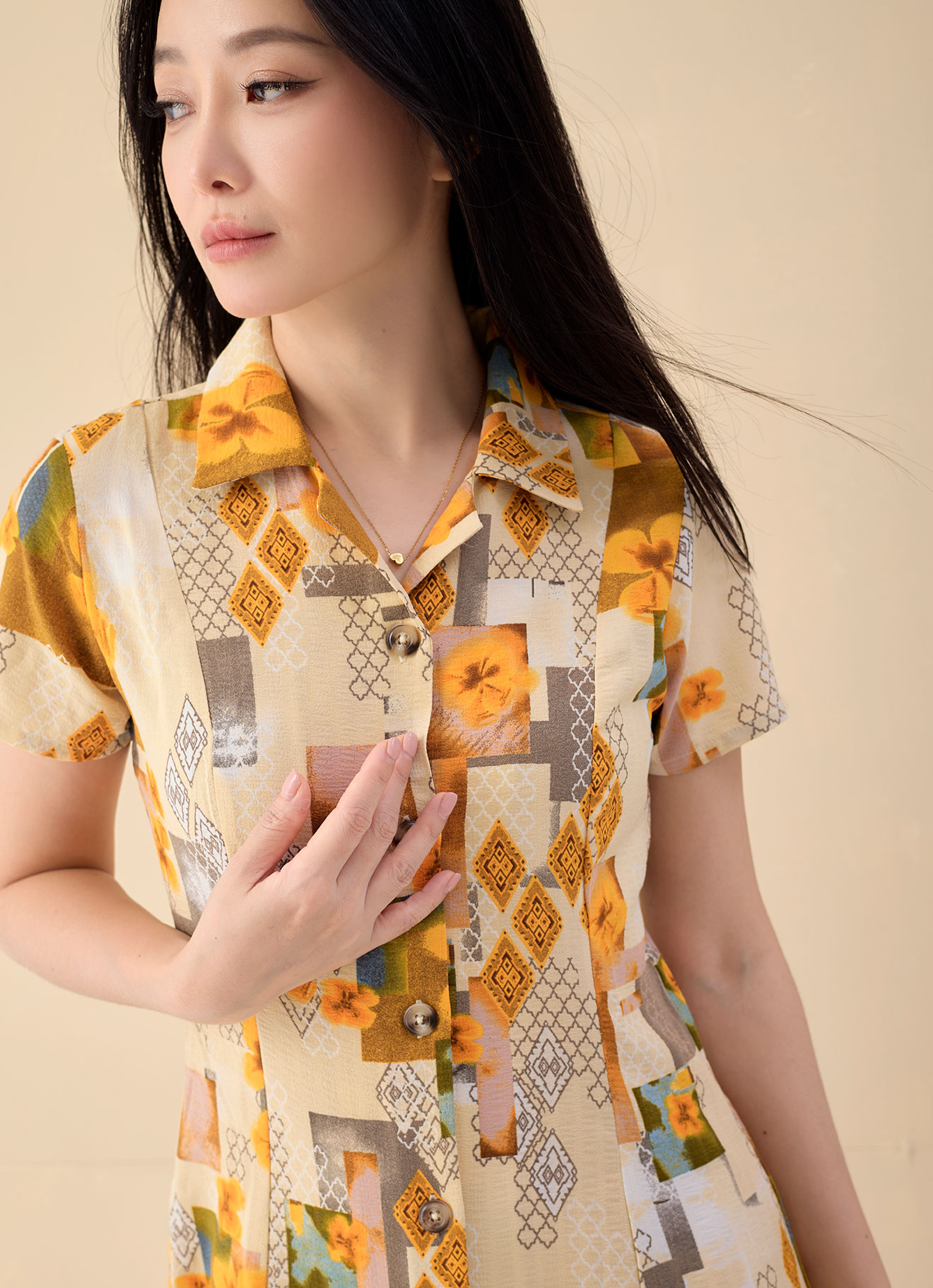 Chamomile by Printed Dress