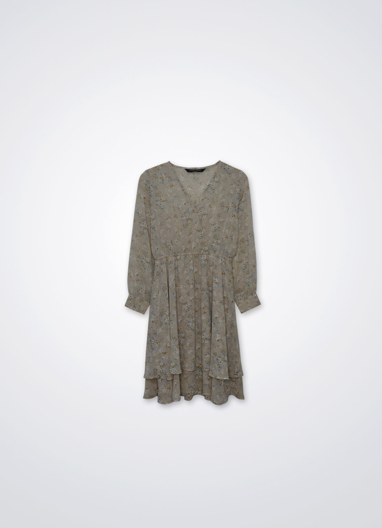 Crystal-Gray by Printed Dress