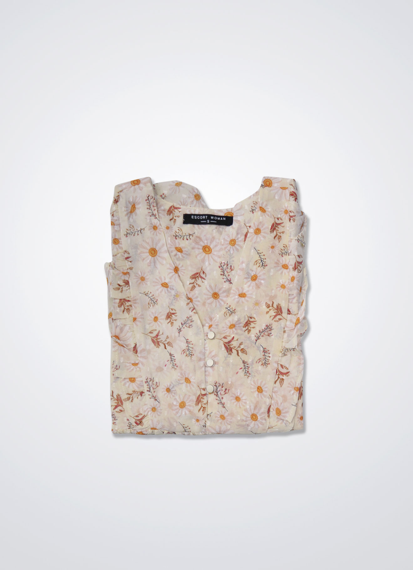 Ecru by Floral Printed Blouse