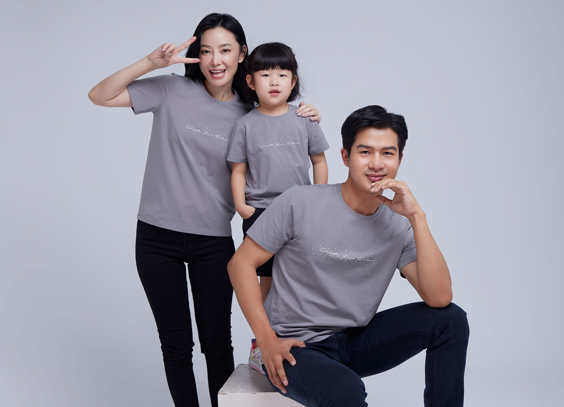 Frost-Gray  by Family T-Shirt