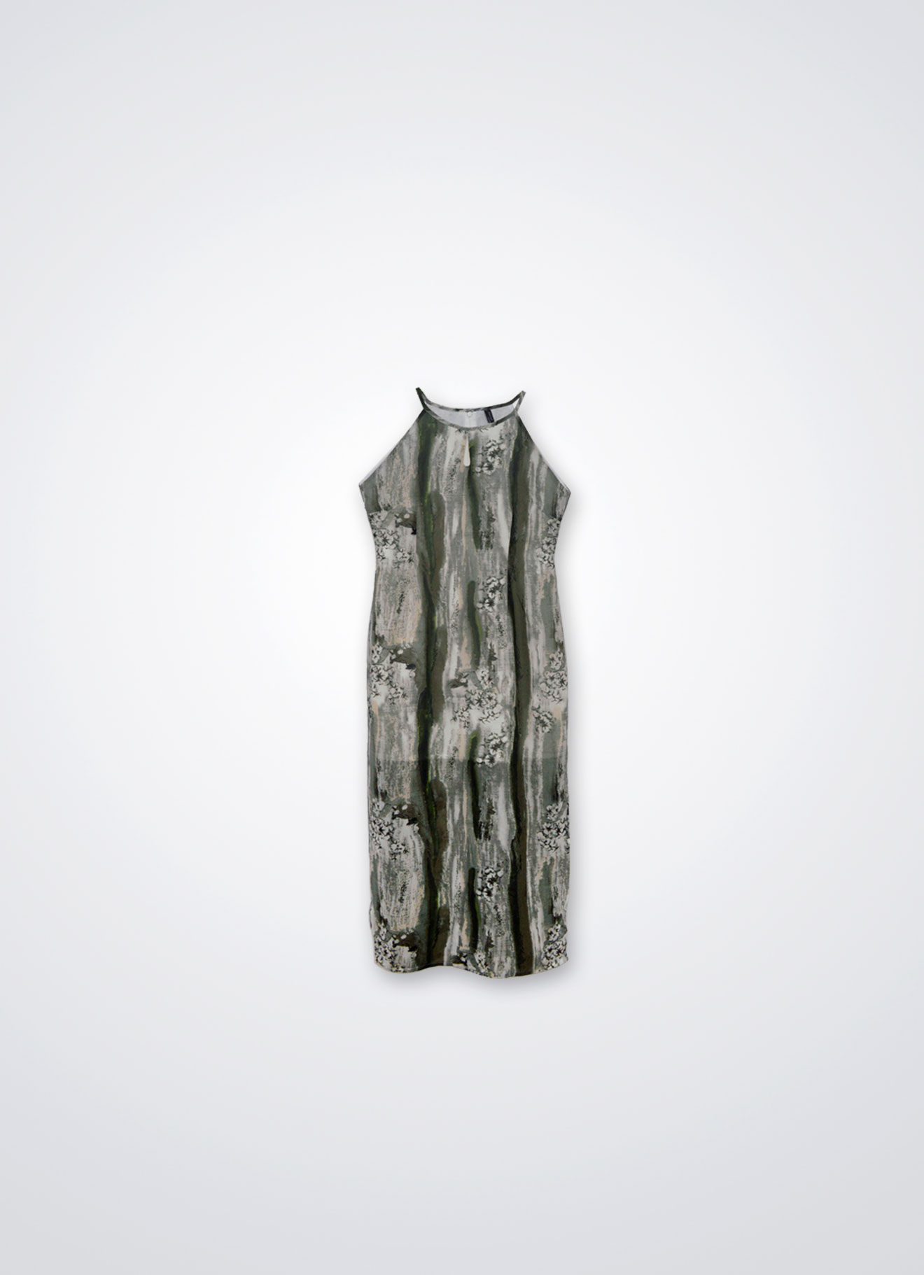 Frost-Gray by Sleeveless Dress