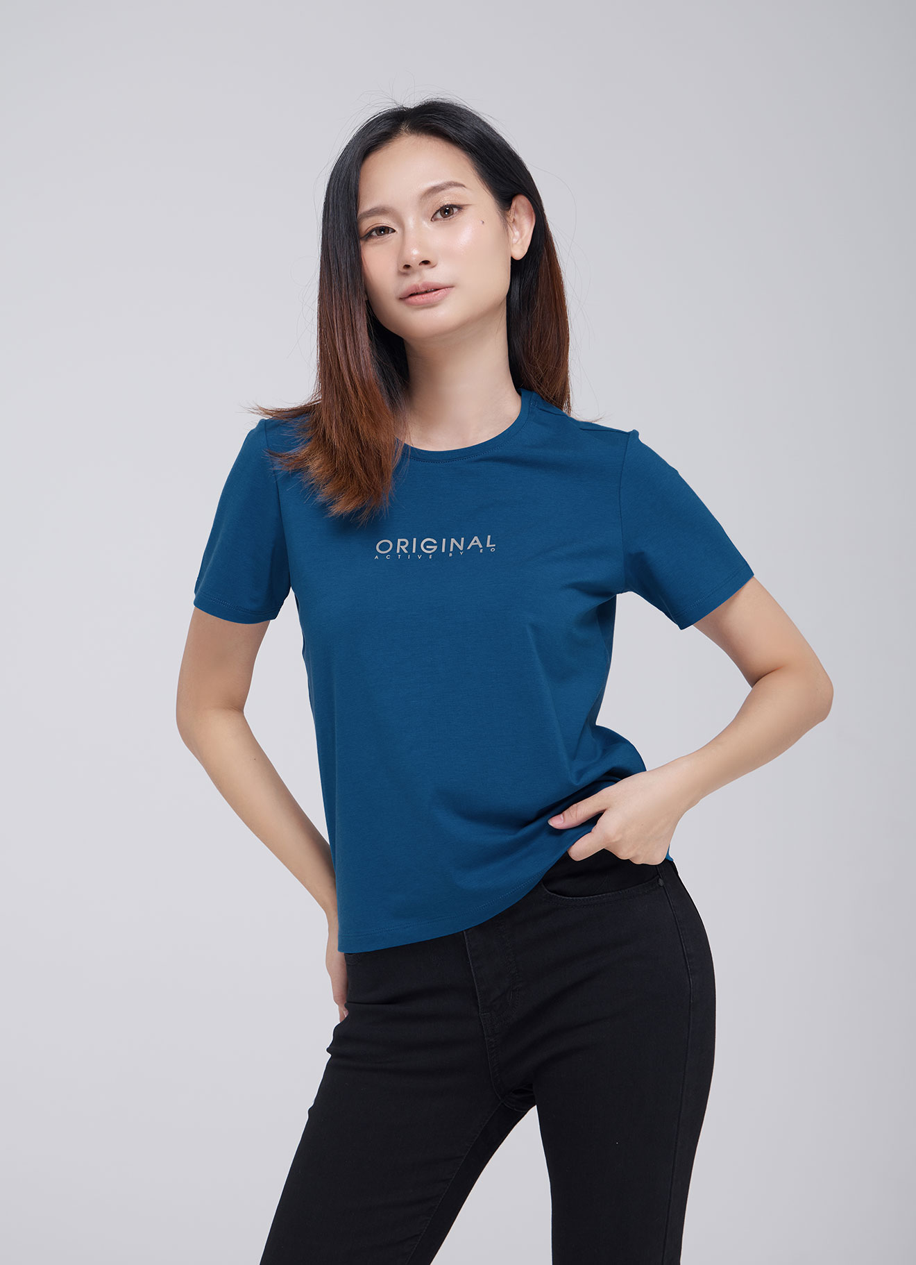 Moroccan-Blue by Couple T-shirt(Woman)