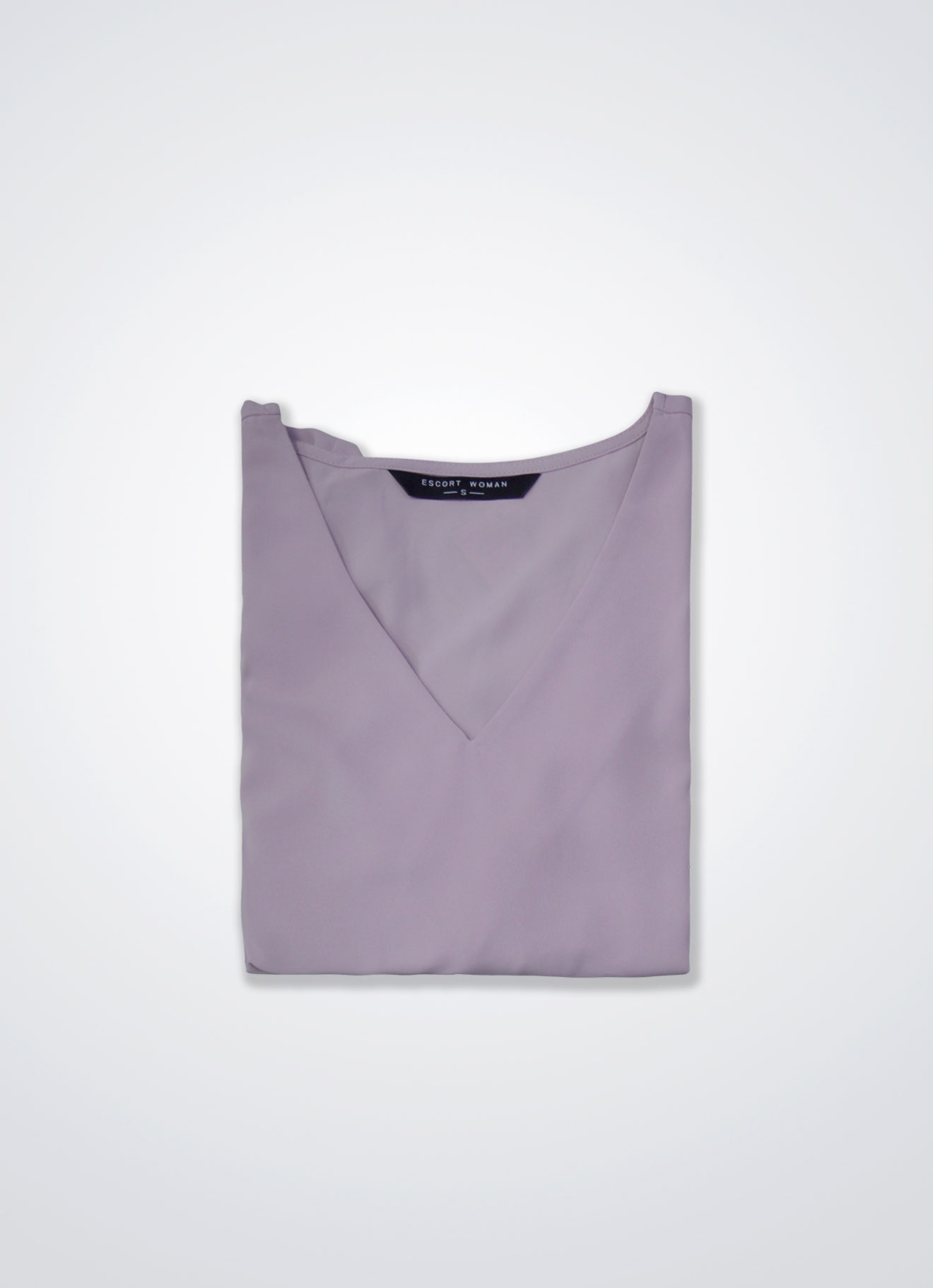 Parfait-Pink by V-Neck Blouse