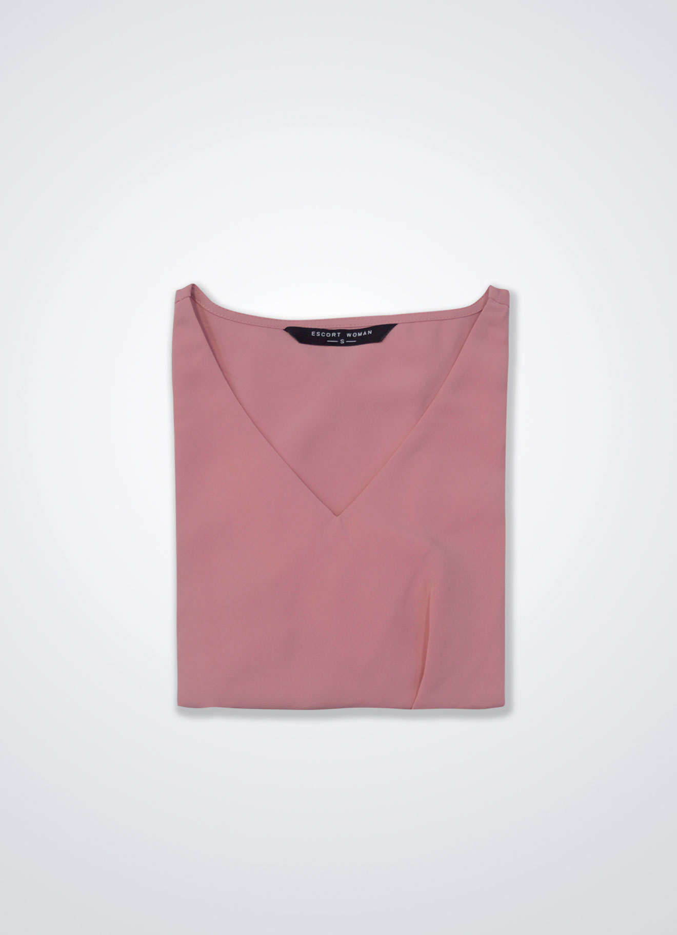 Peaches-N'-Cream by V-Neck Blouse