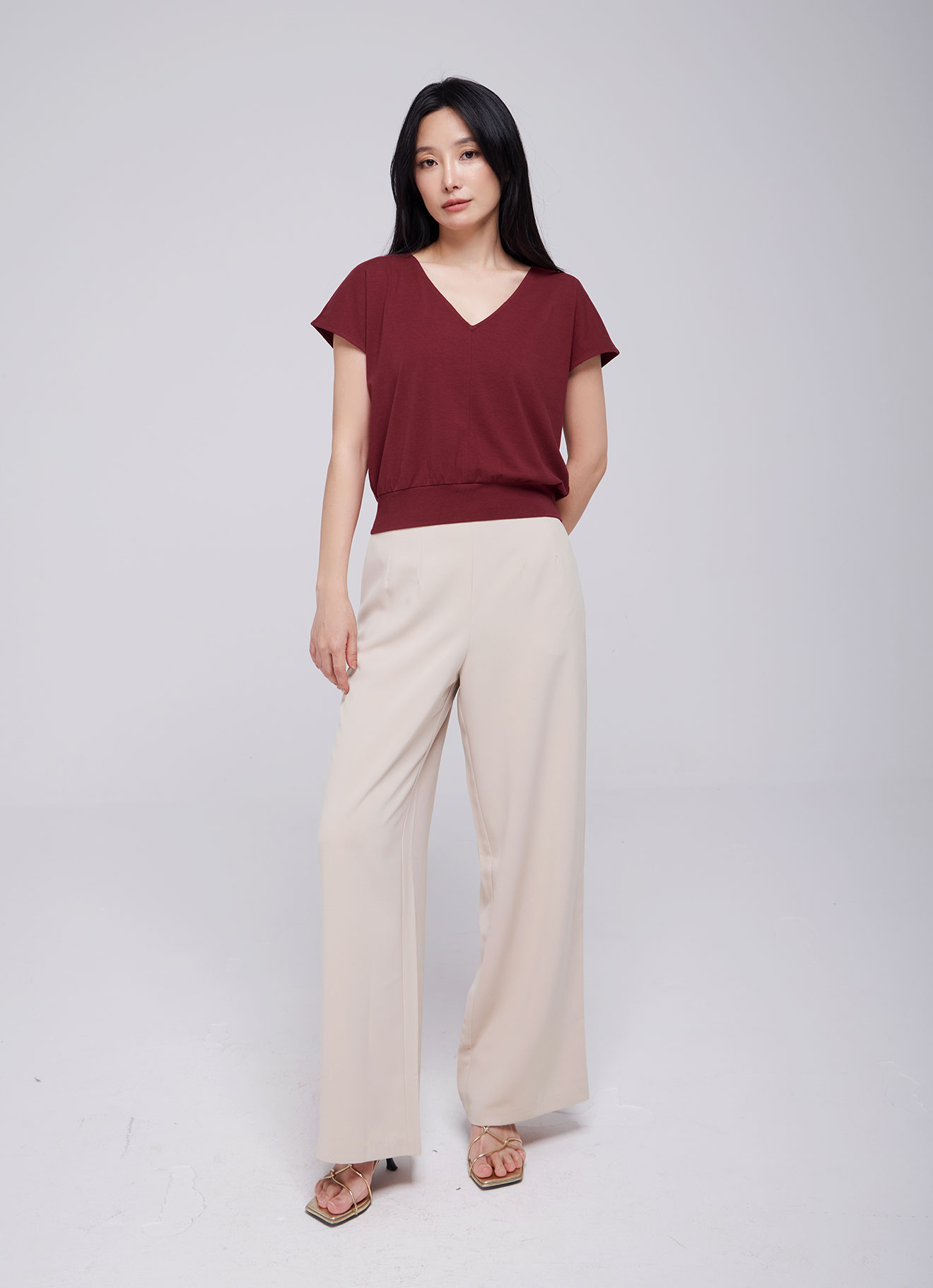Rio-Red by V-Neck Top