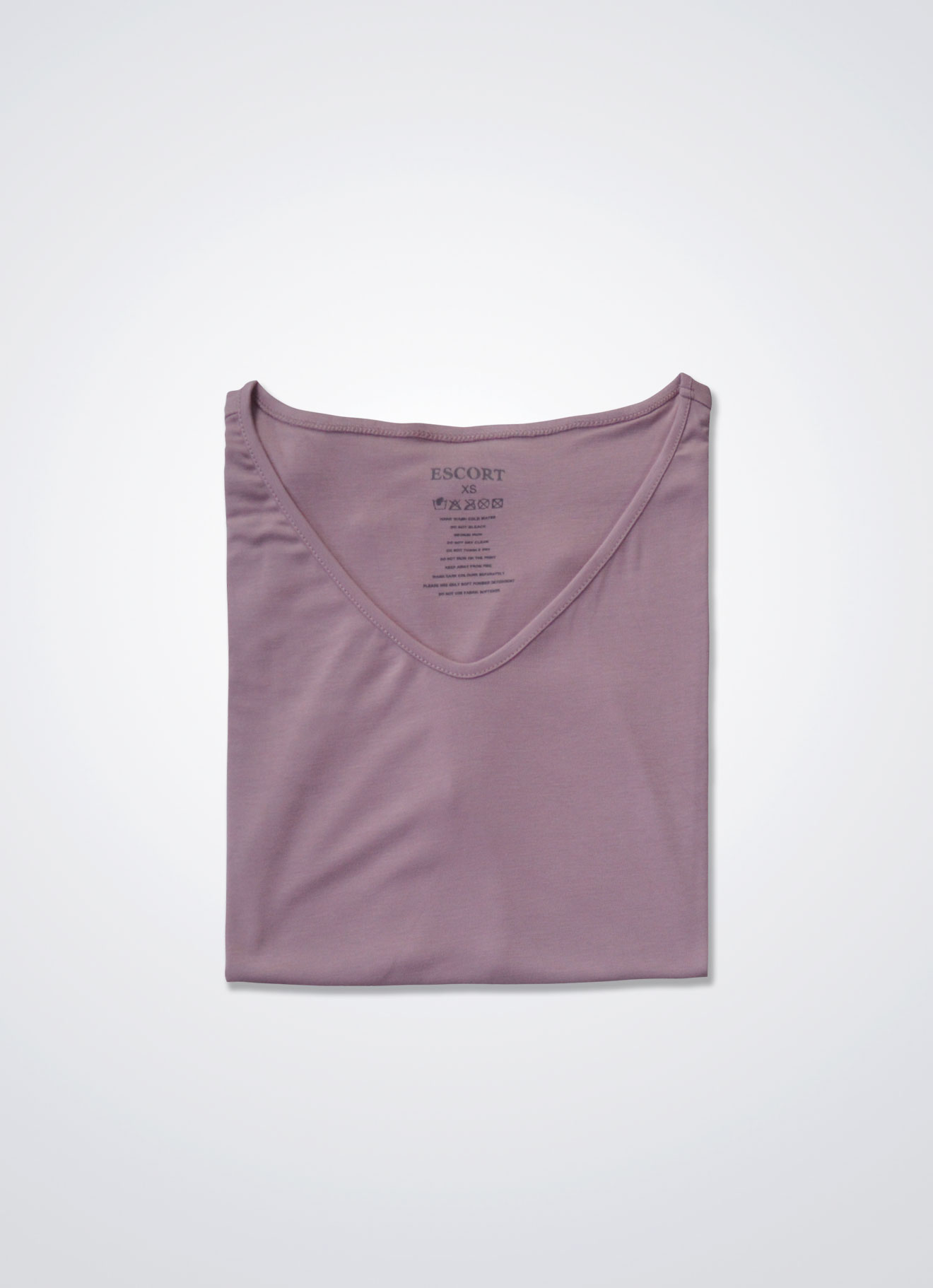 Rose-Tan by V-Neck Blouse