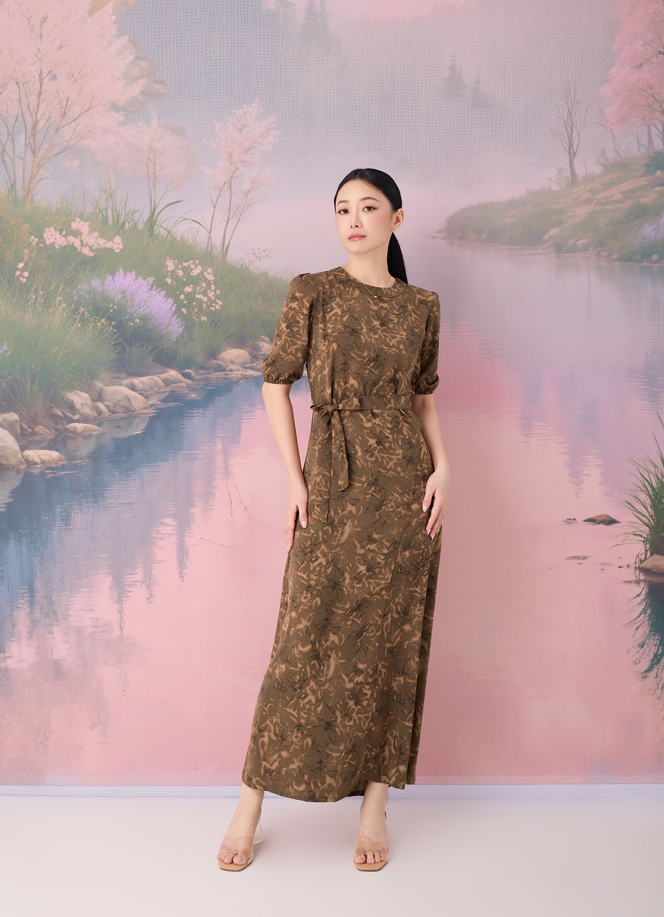 Sepia by Printed Maxi Dress