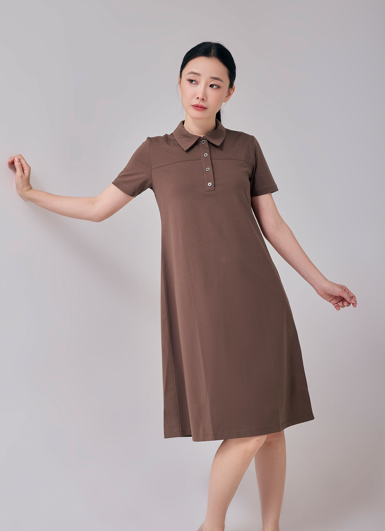 Sepia by Shirt Collor Dress