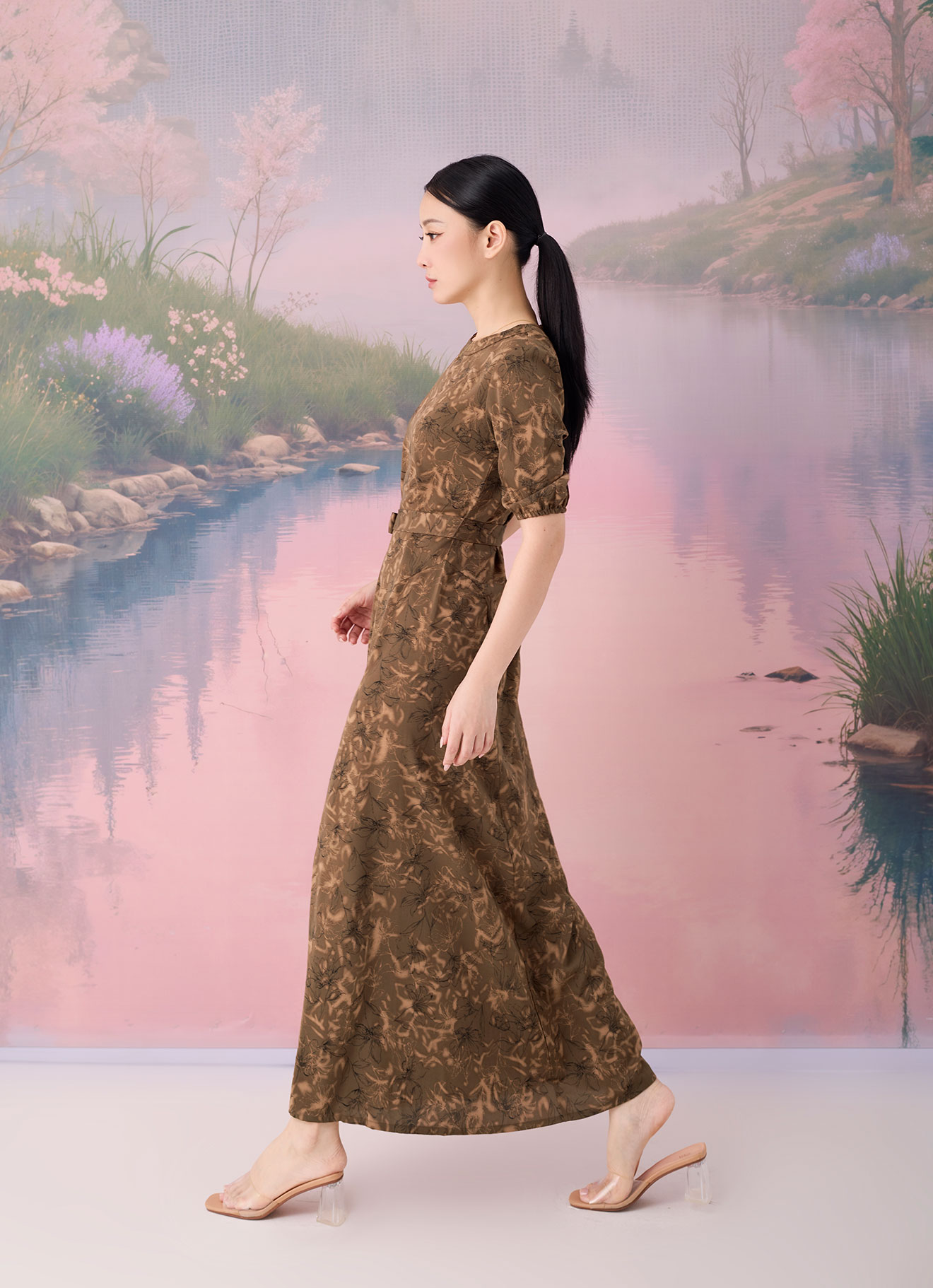 Sepia by Printed Maxi Dress