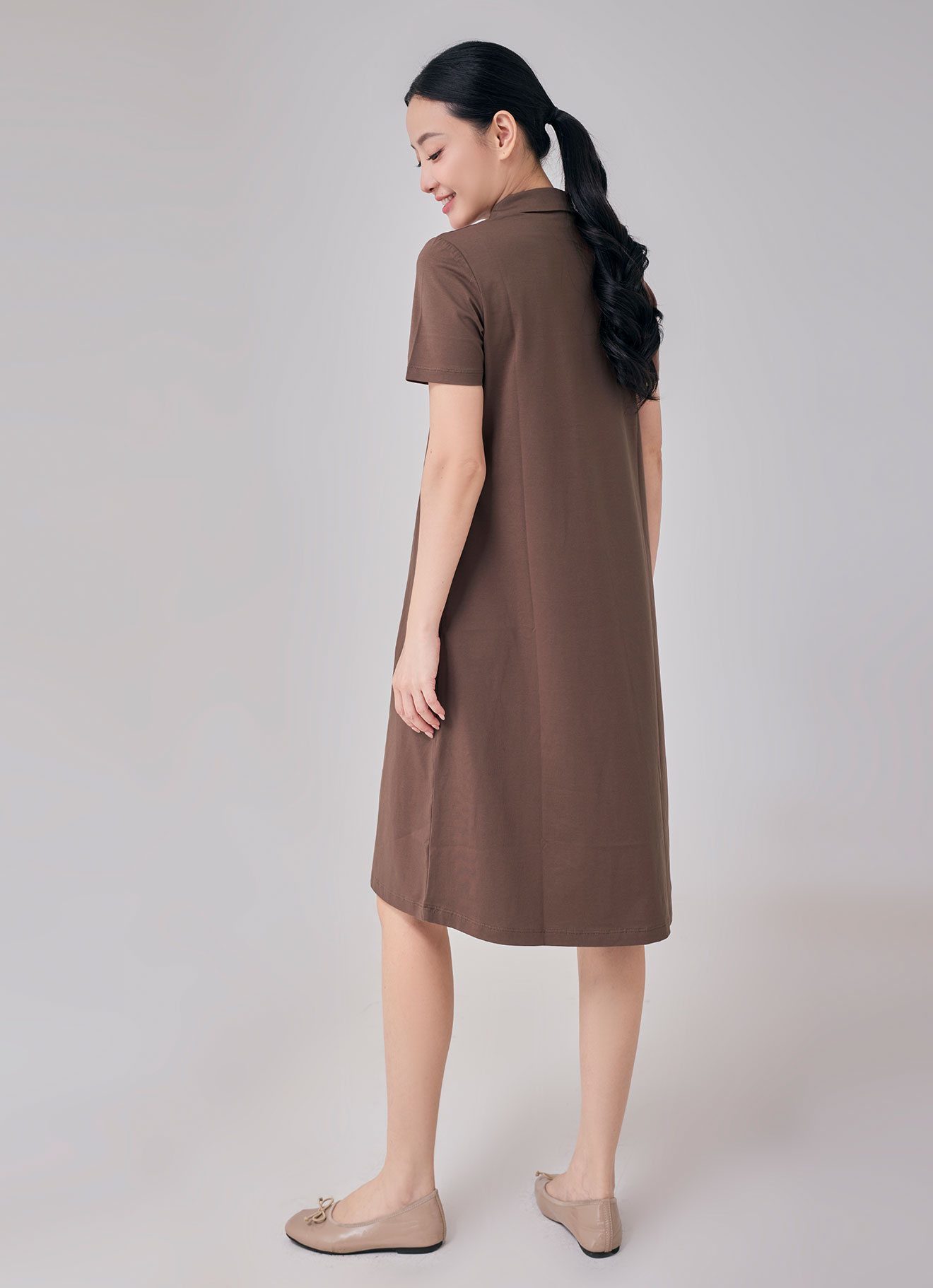 Sepia by Shirt Collor Dress