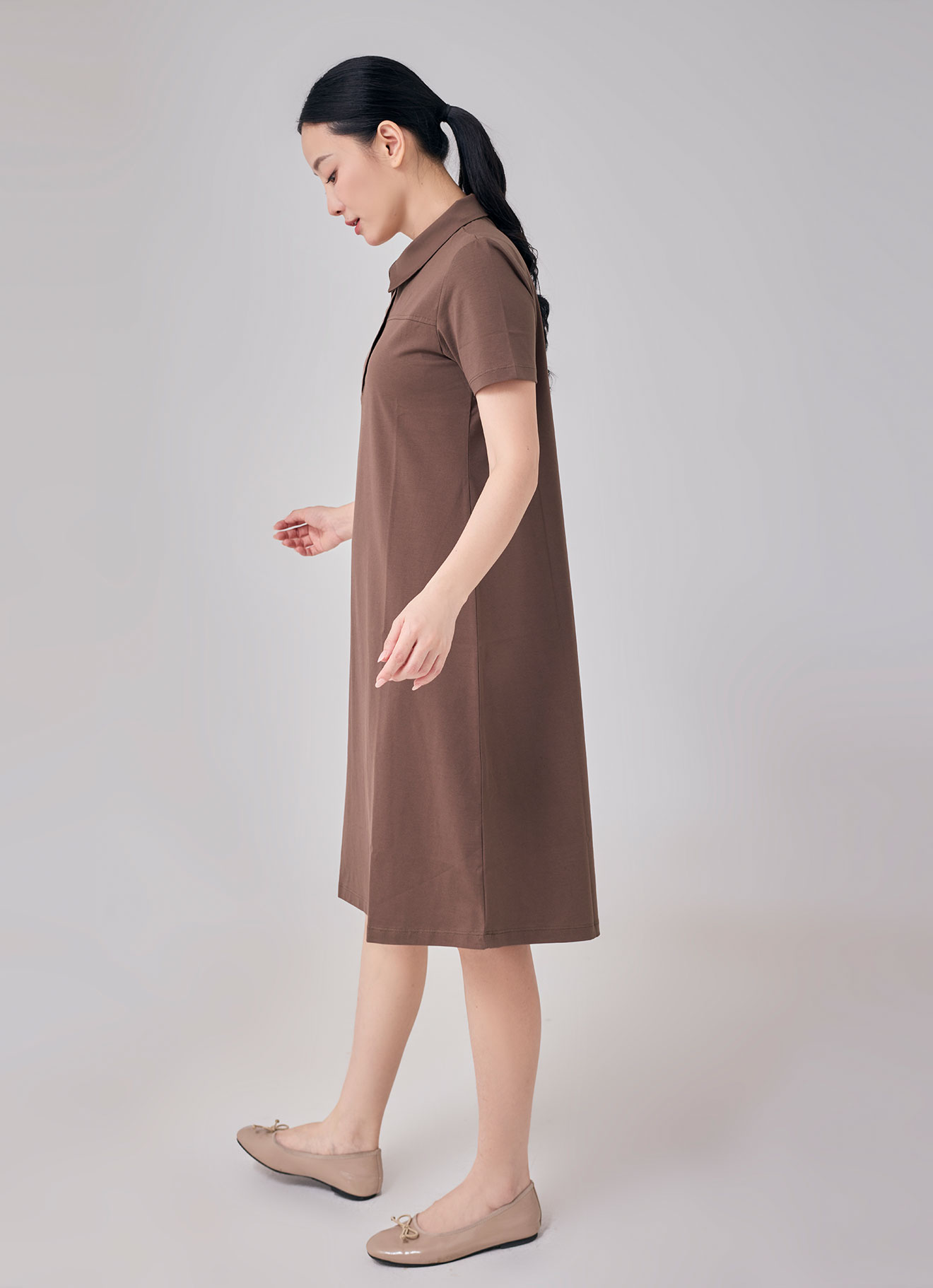 Sepia by Shirt Collor Dress