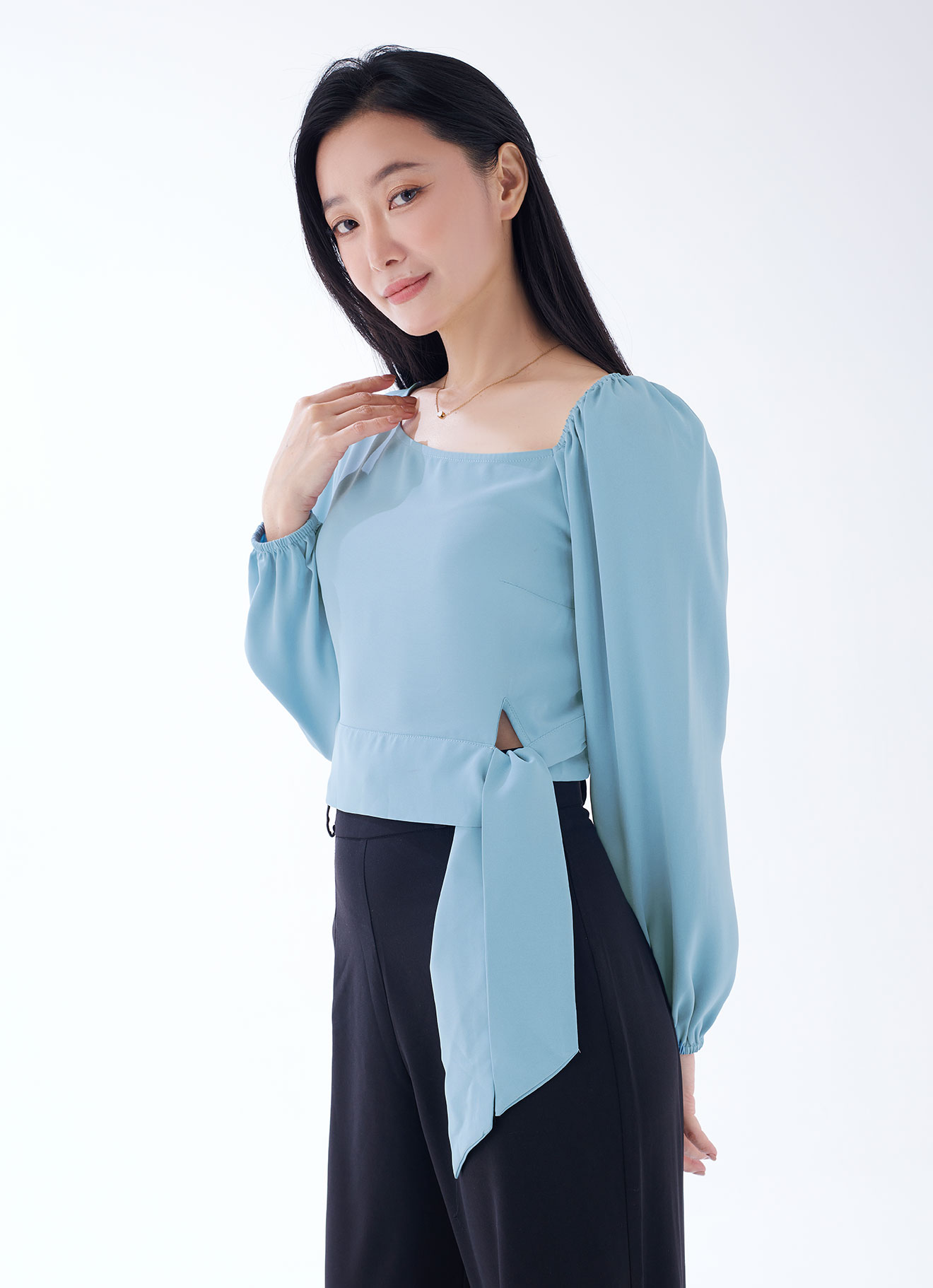 Tourmaline by Long Sleeve Blouse