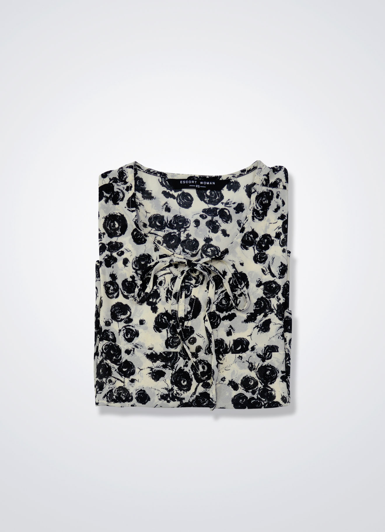 Winter-White by Floral Printed Top