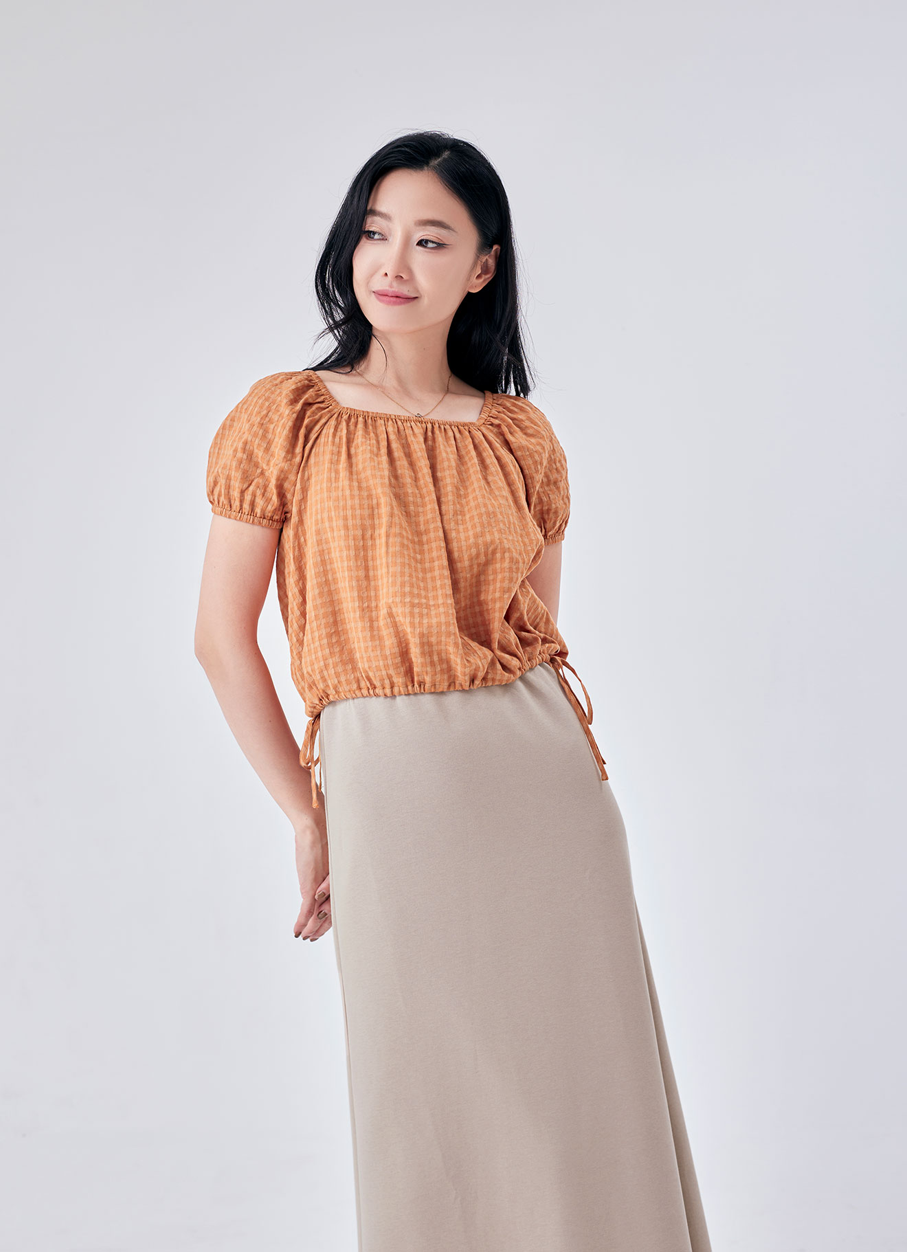 Amberglow by Sleeve Blouse