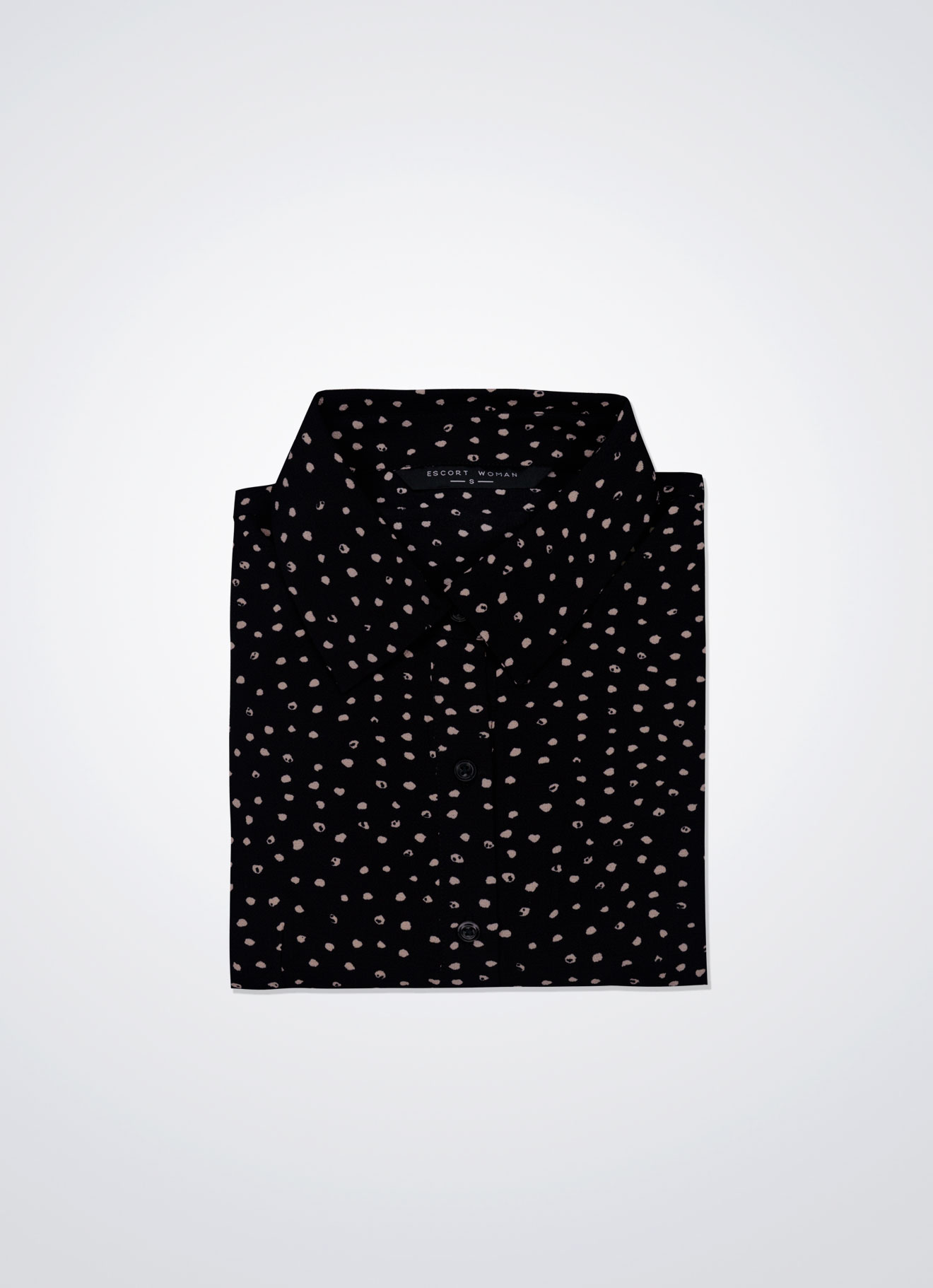 Anthracite&Ecru by SHORT SLEEVE DRESS