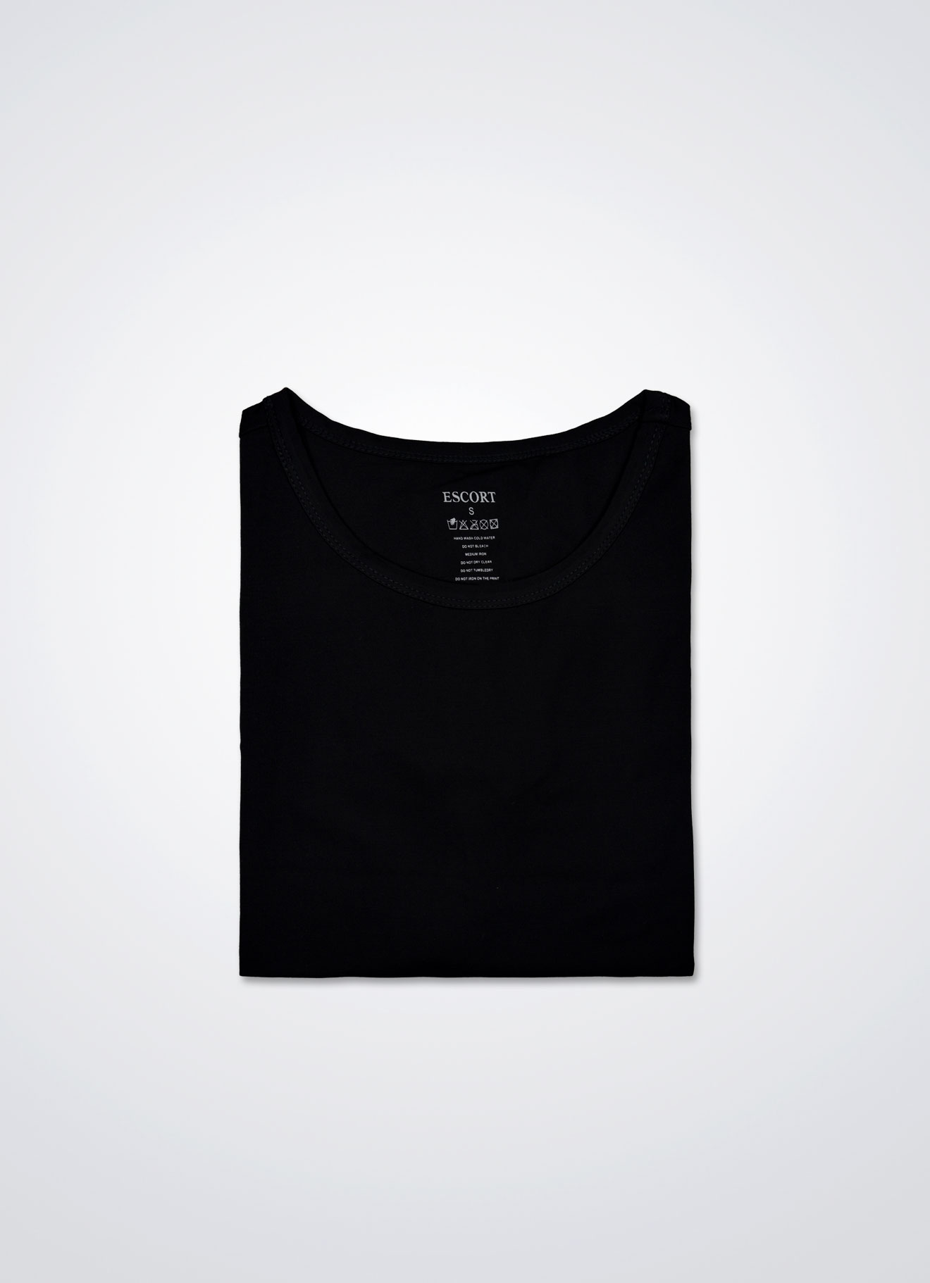 Anthracite by Round-Neck Blouse