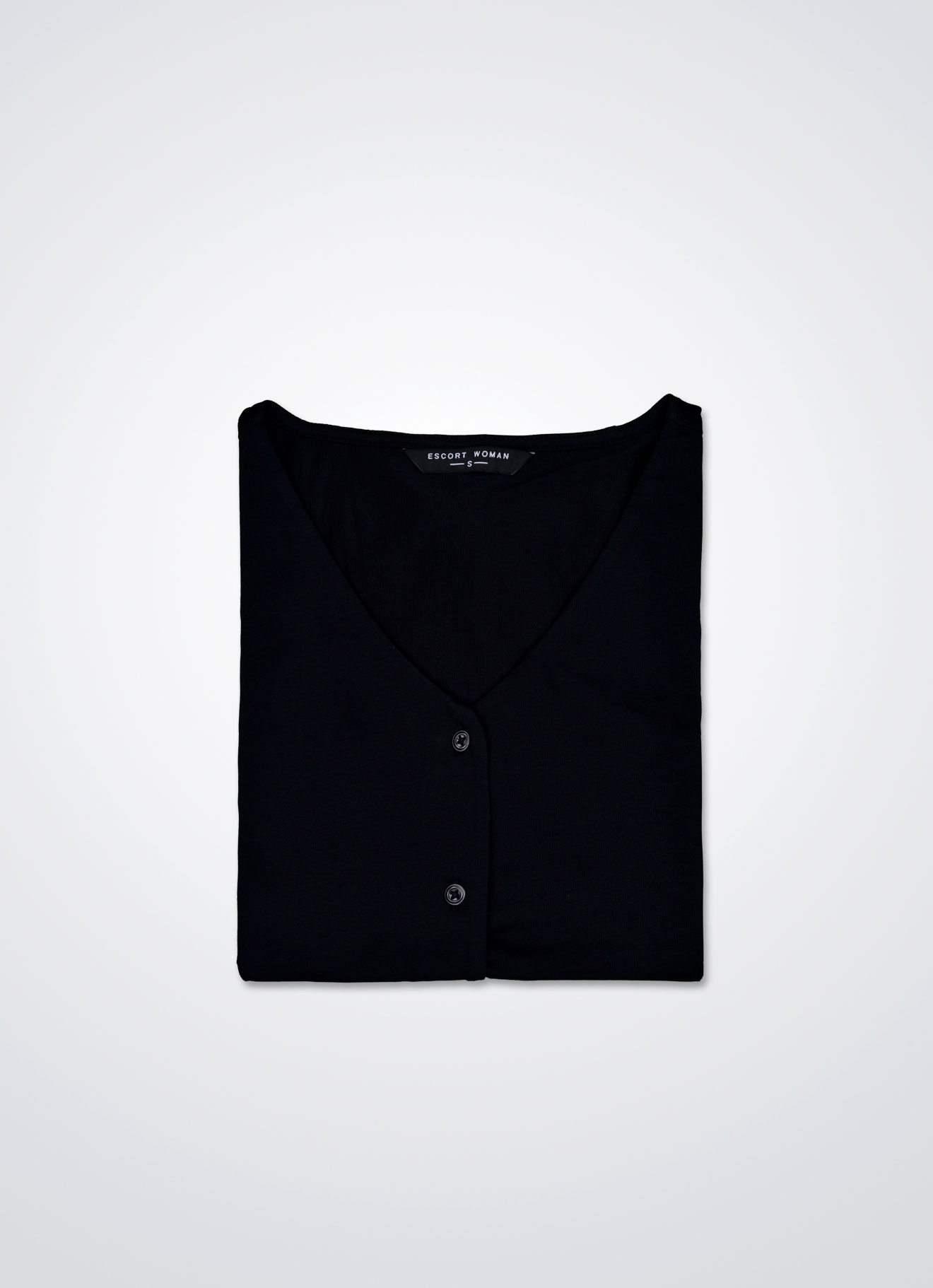 Anthracite by V-Neck Blouse