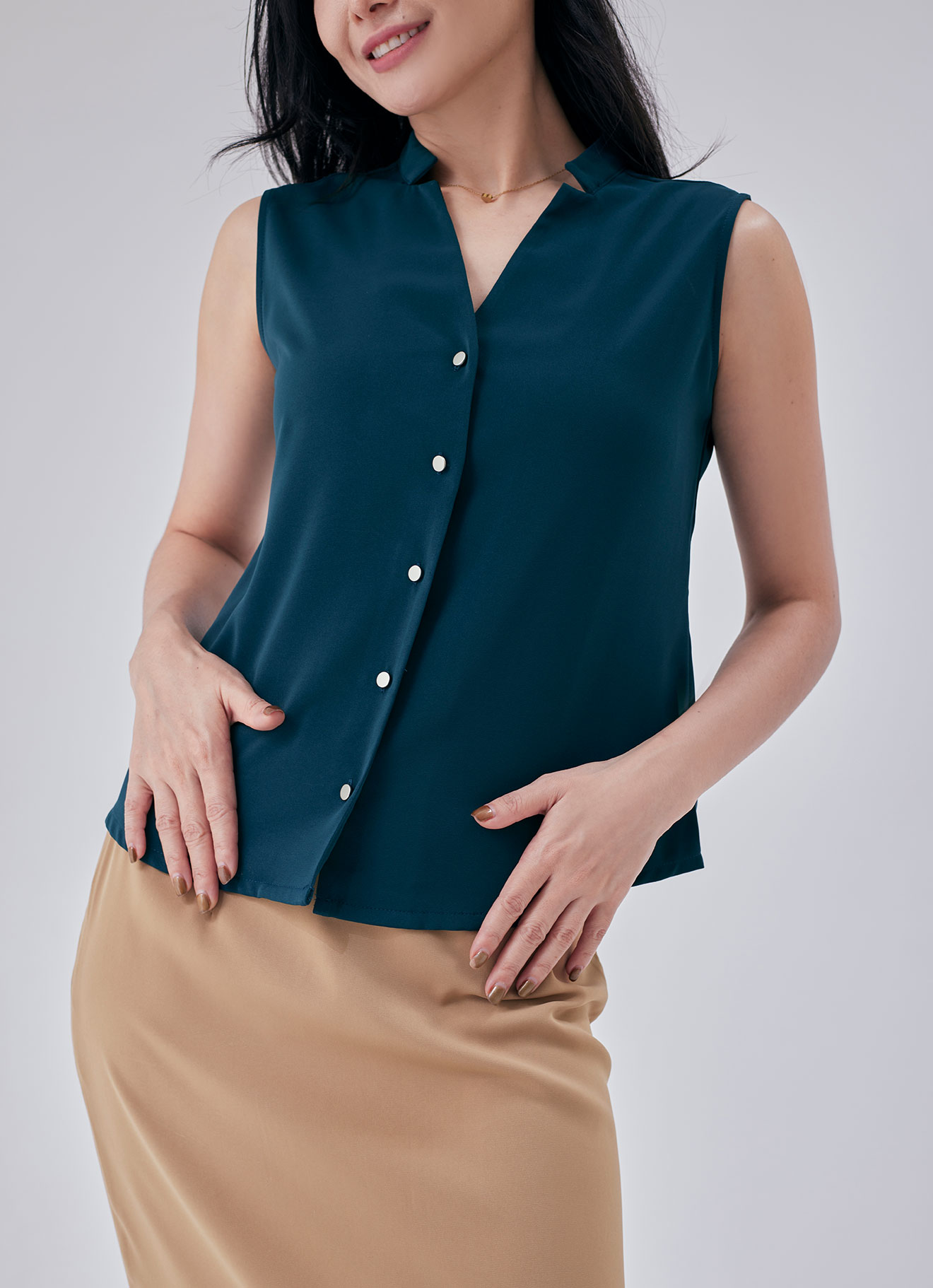 Atlantic-Deep by Sleeveless Top