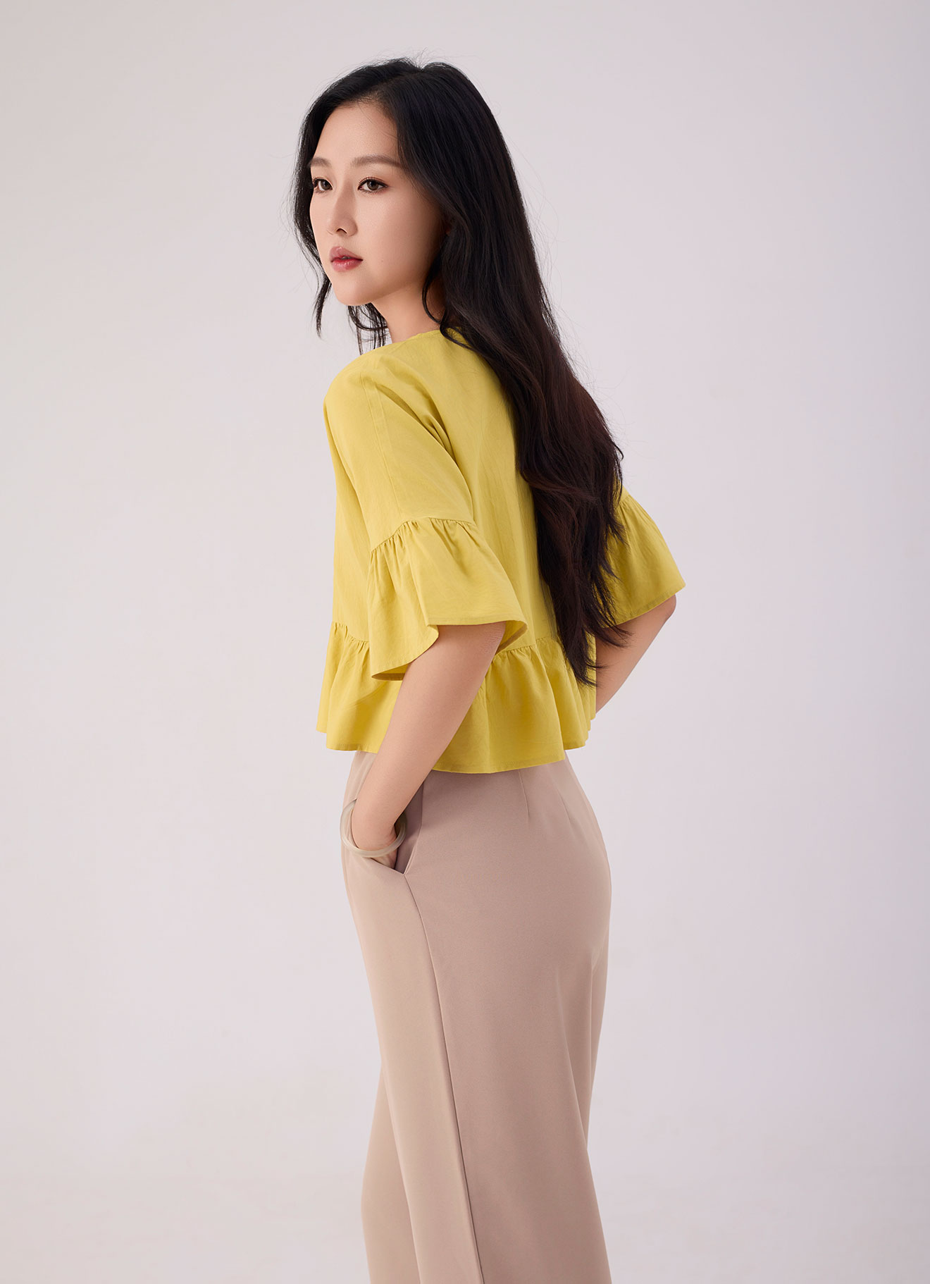Aurora  by Sleeve Blouse