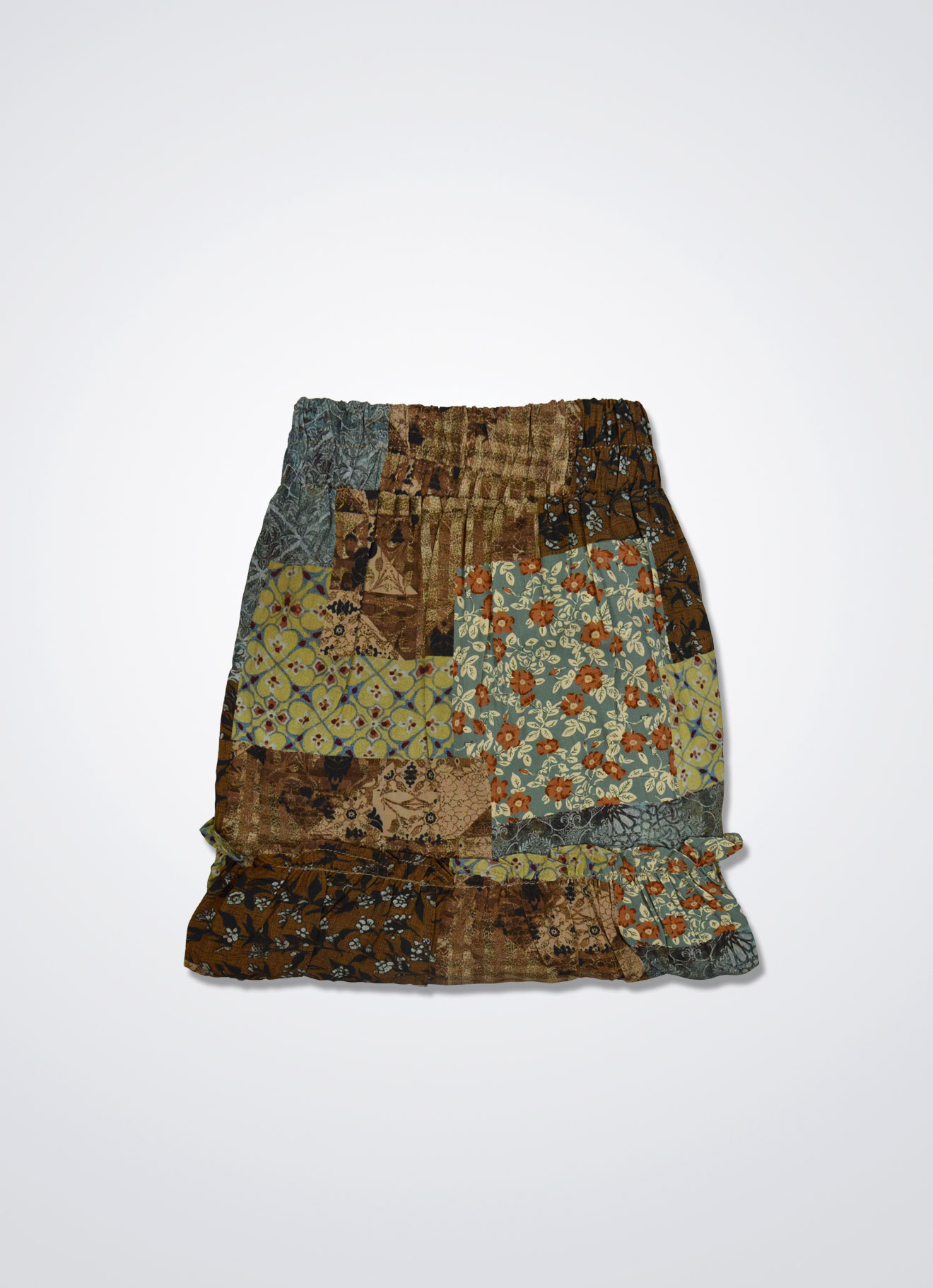 Balsam-Green by Printed Mini Skirt