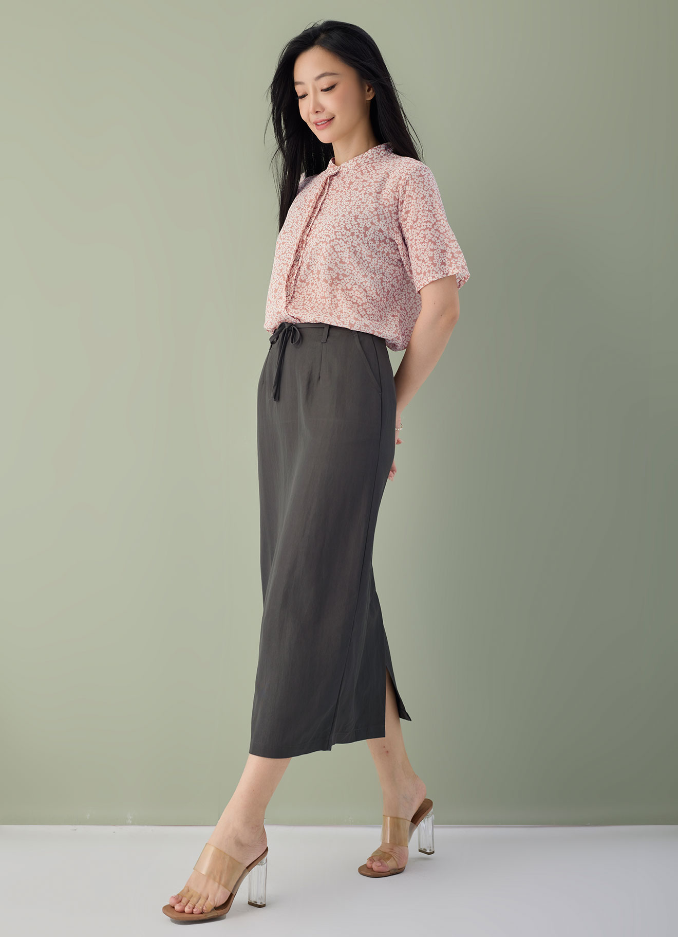 Beluga by Midi Skirt