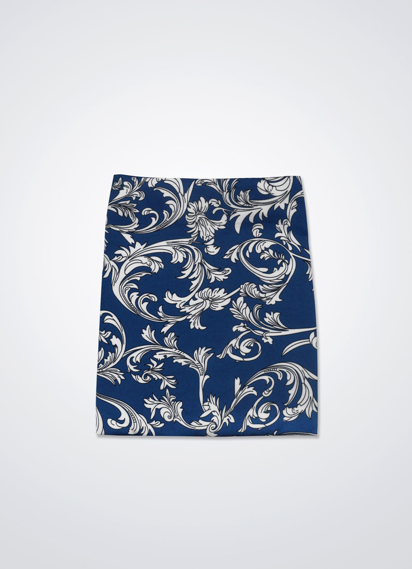 Bijou-Blue by Printed Skirt