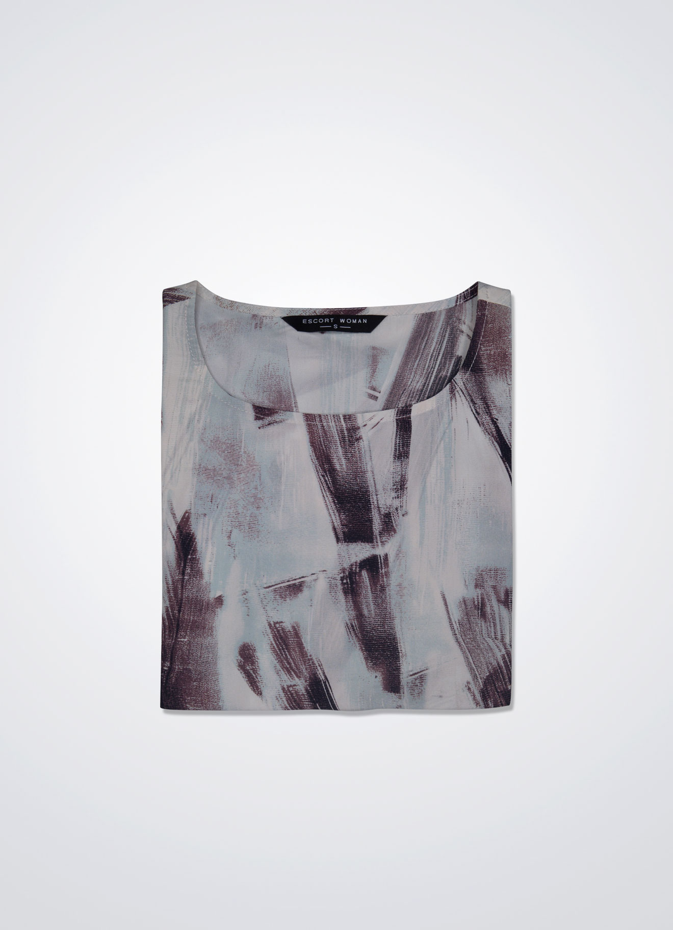Biking-Red by Round-Neck Top