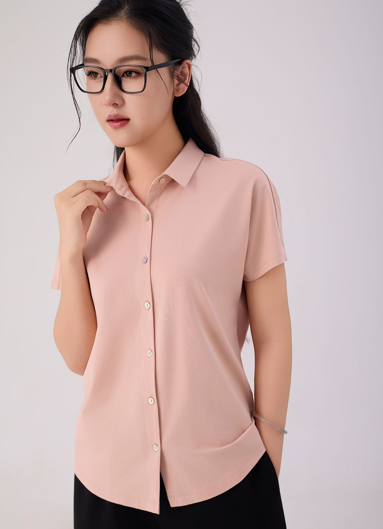 Bisque by Sleeve Shirt