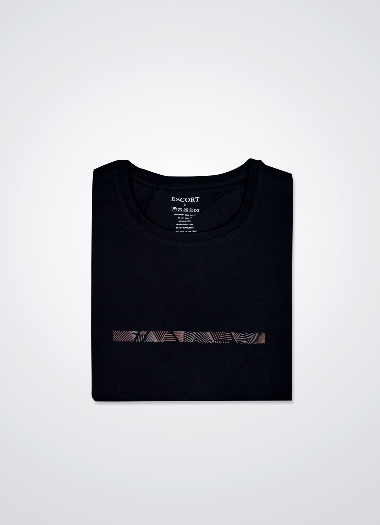 Black by Printed T-Shirt