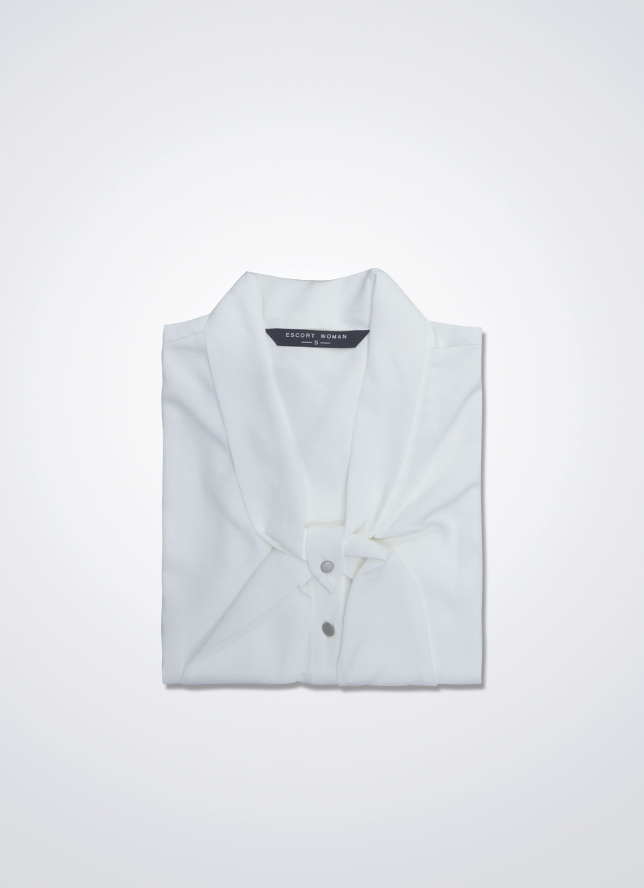 Blanc-de-Blanc by Long-Sleeved Blouse