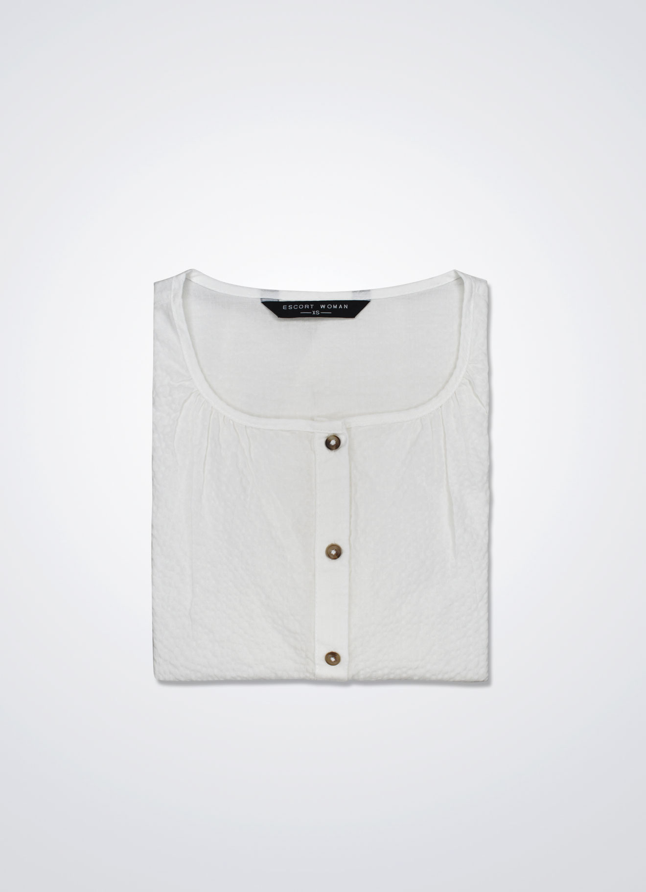 Blanc-de-Blanc by Sleeve Blouse
