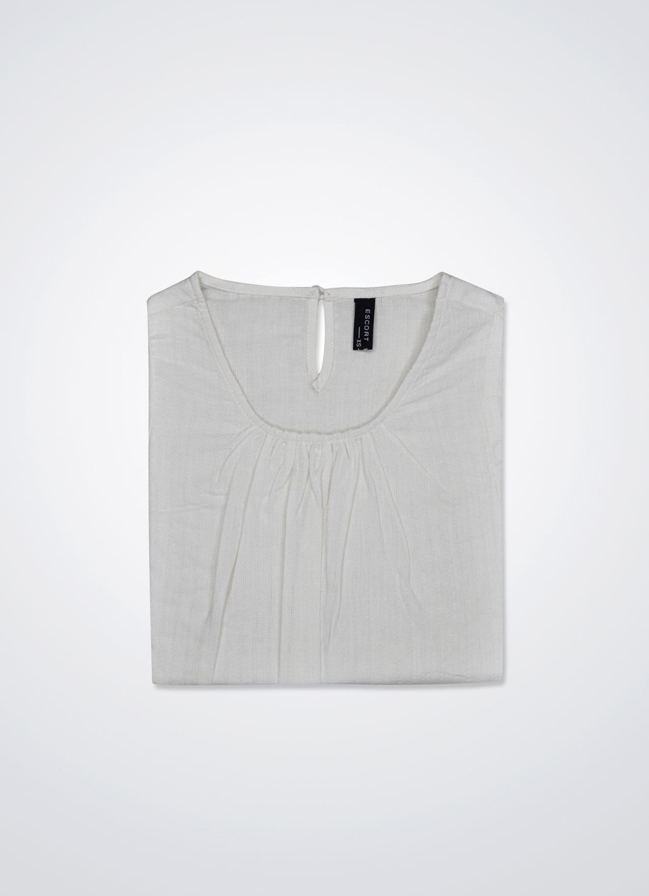 Blanc-de-Blanc by Sleeveless Blouse