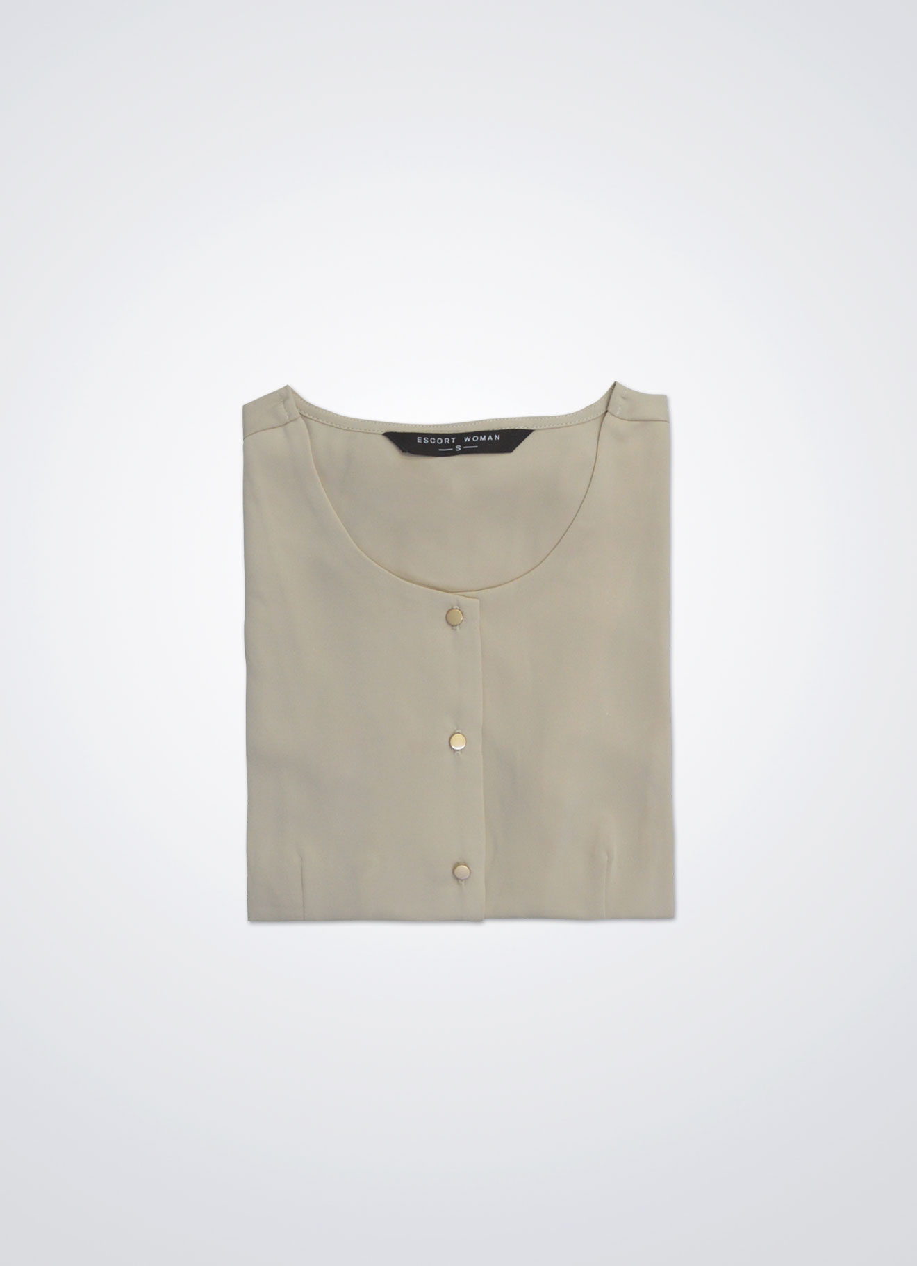 Bleached-Sand by Sleeve Blouse