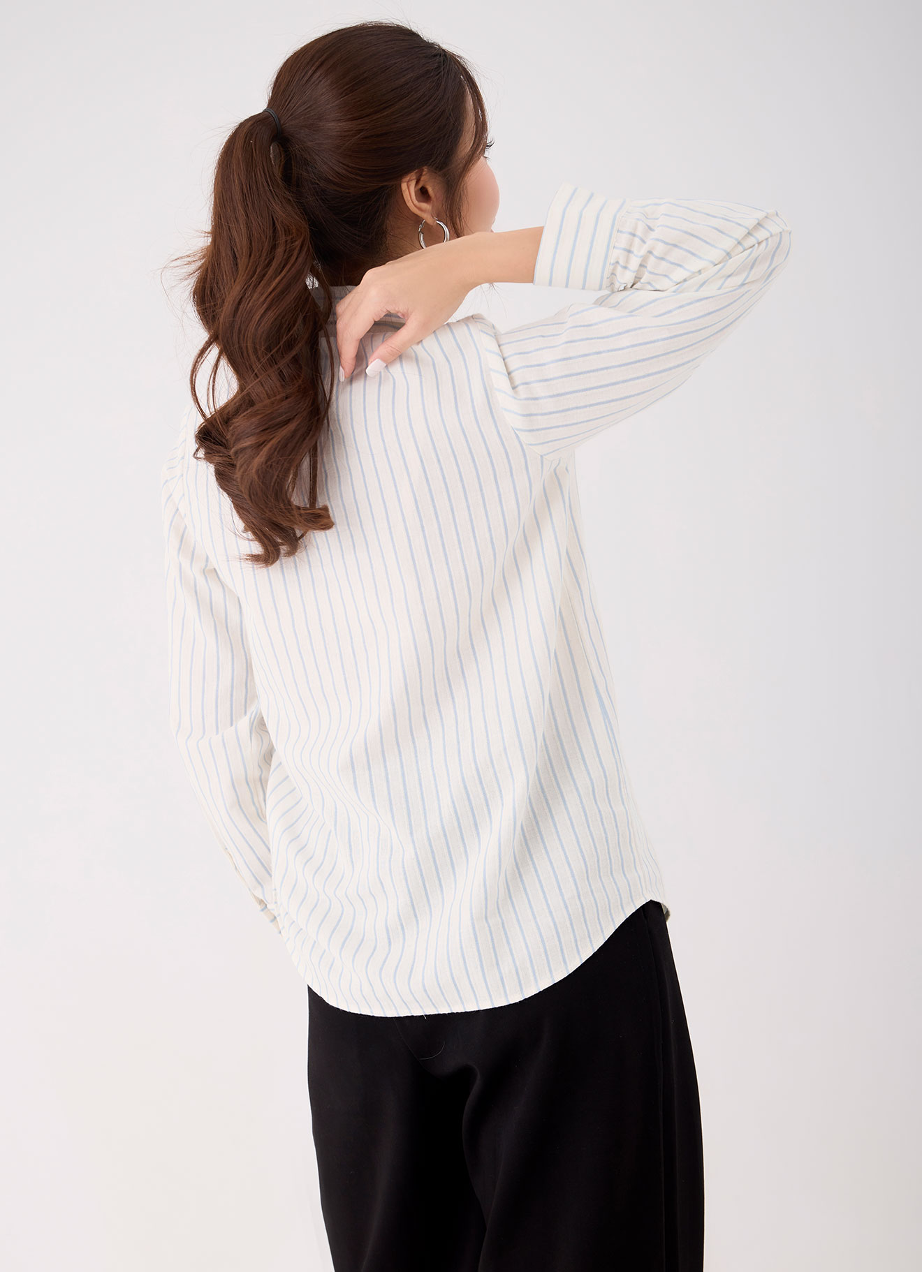 Blue-Bell  by Shirt Collor Top