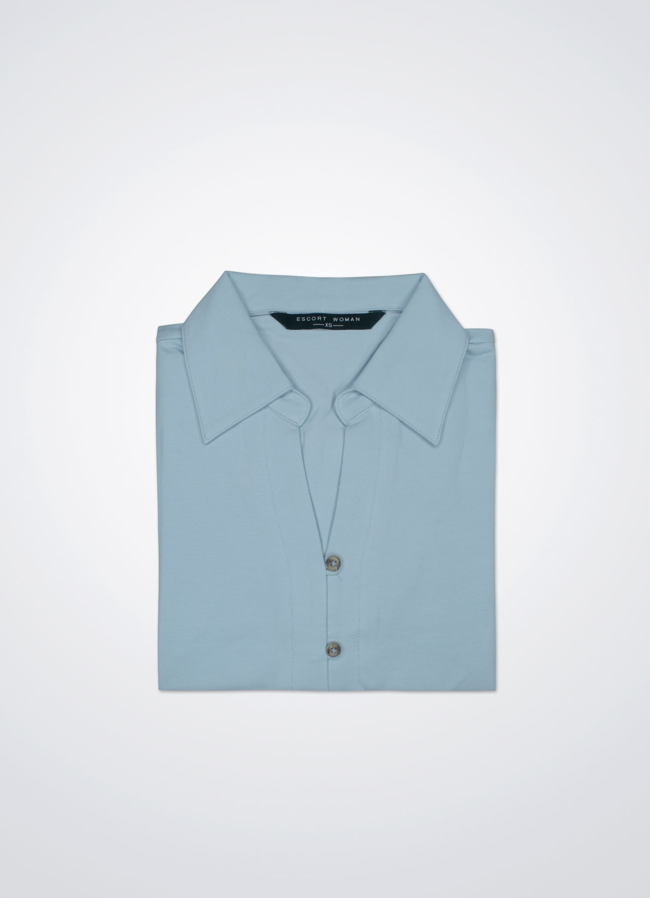 Blue-Glow by SHORT SLEEVE SHIRT