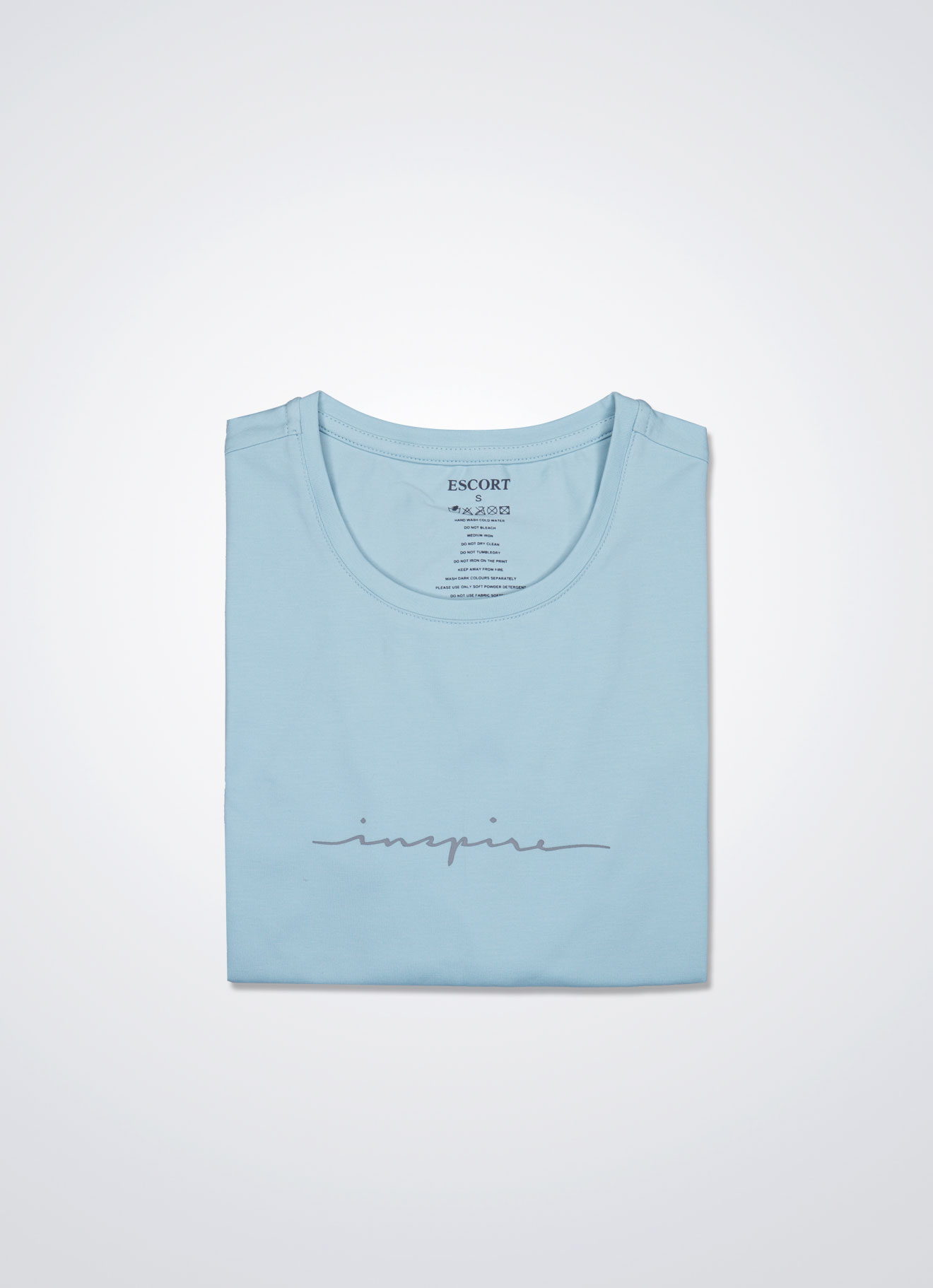 Blue-Glow by Printed T-Shirt