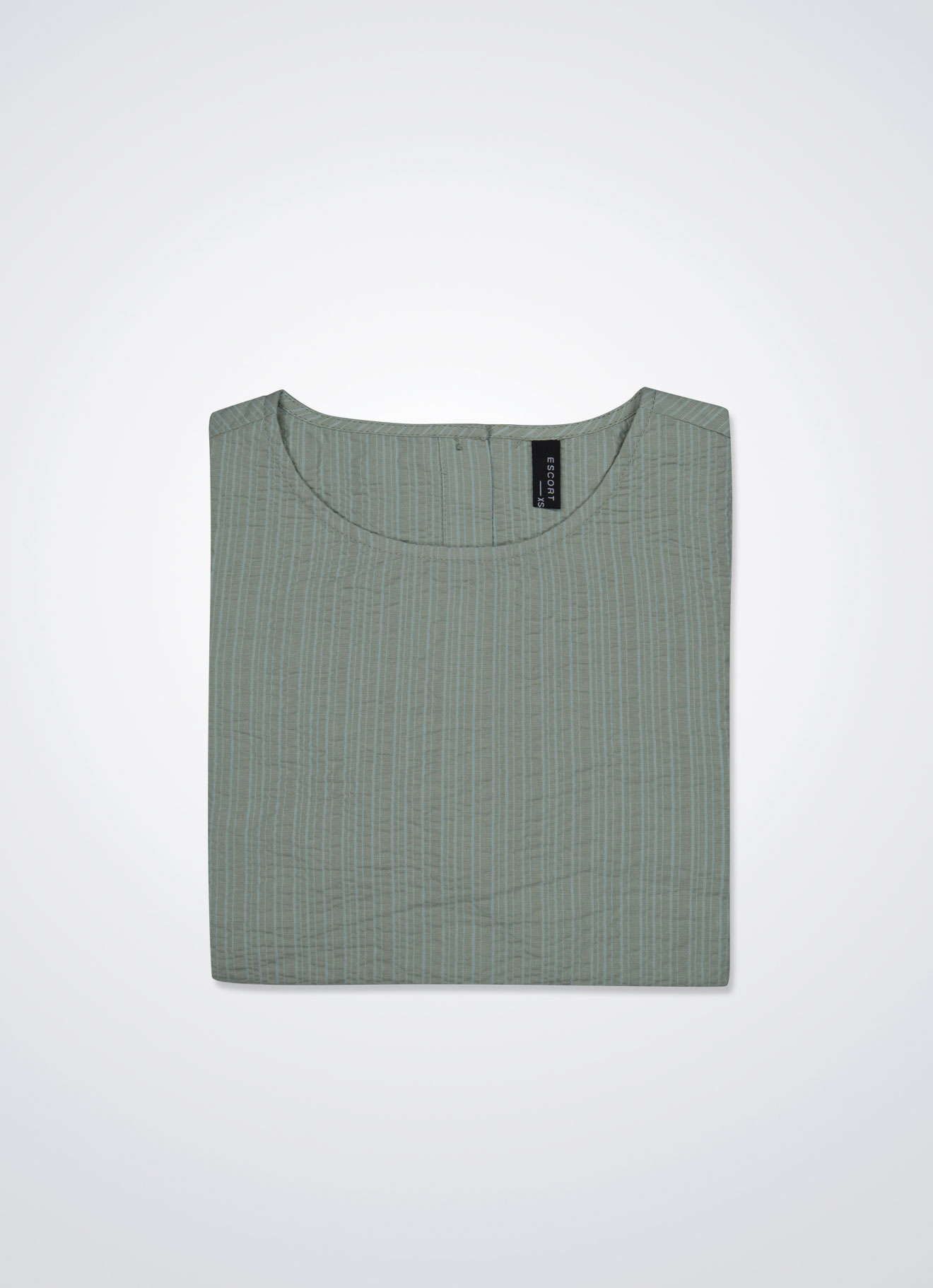 Blue-Surf by Sleeveless Blouse
