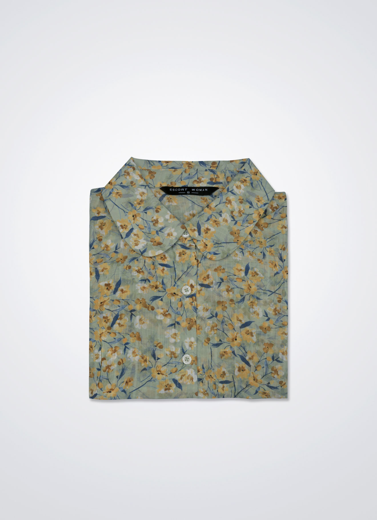 Bone-Brown by Sleeve Blouse