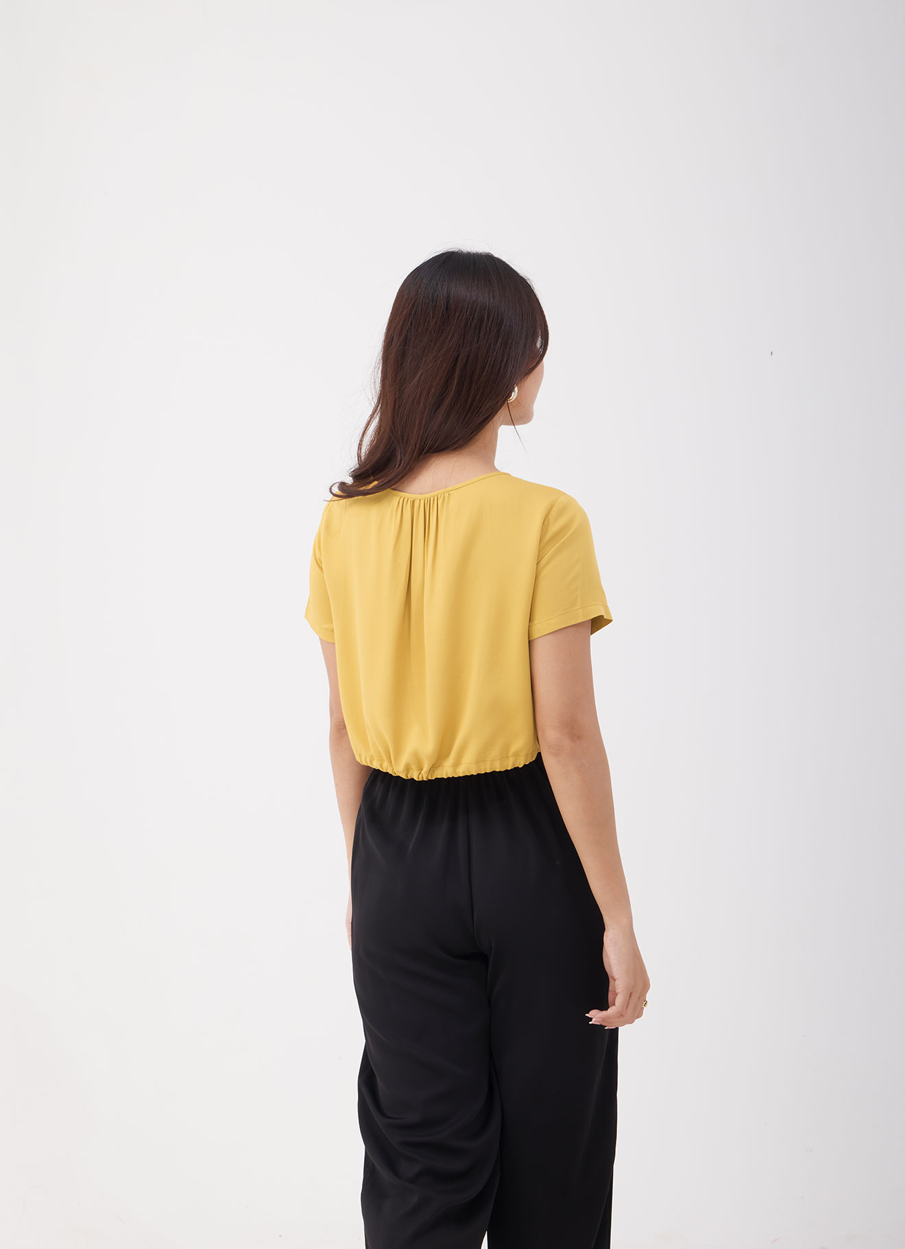 Bright-Gold by Sleeve Blouse