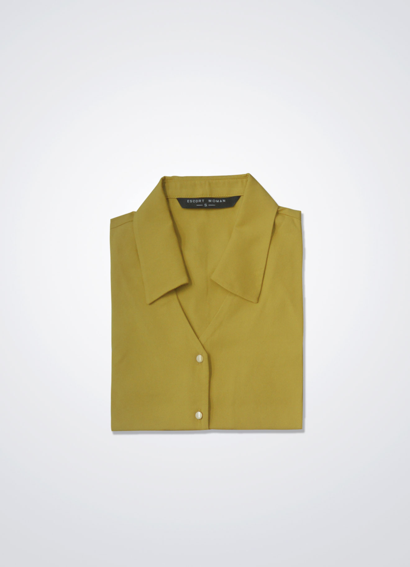 Bright-Gold by Sleeve Blouse