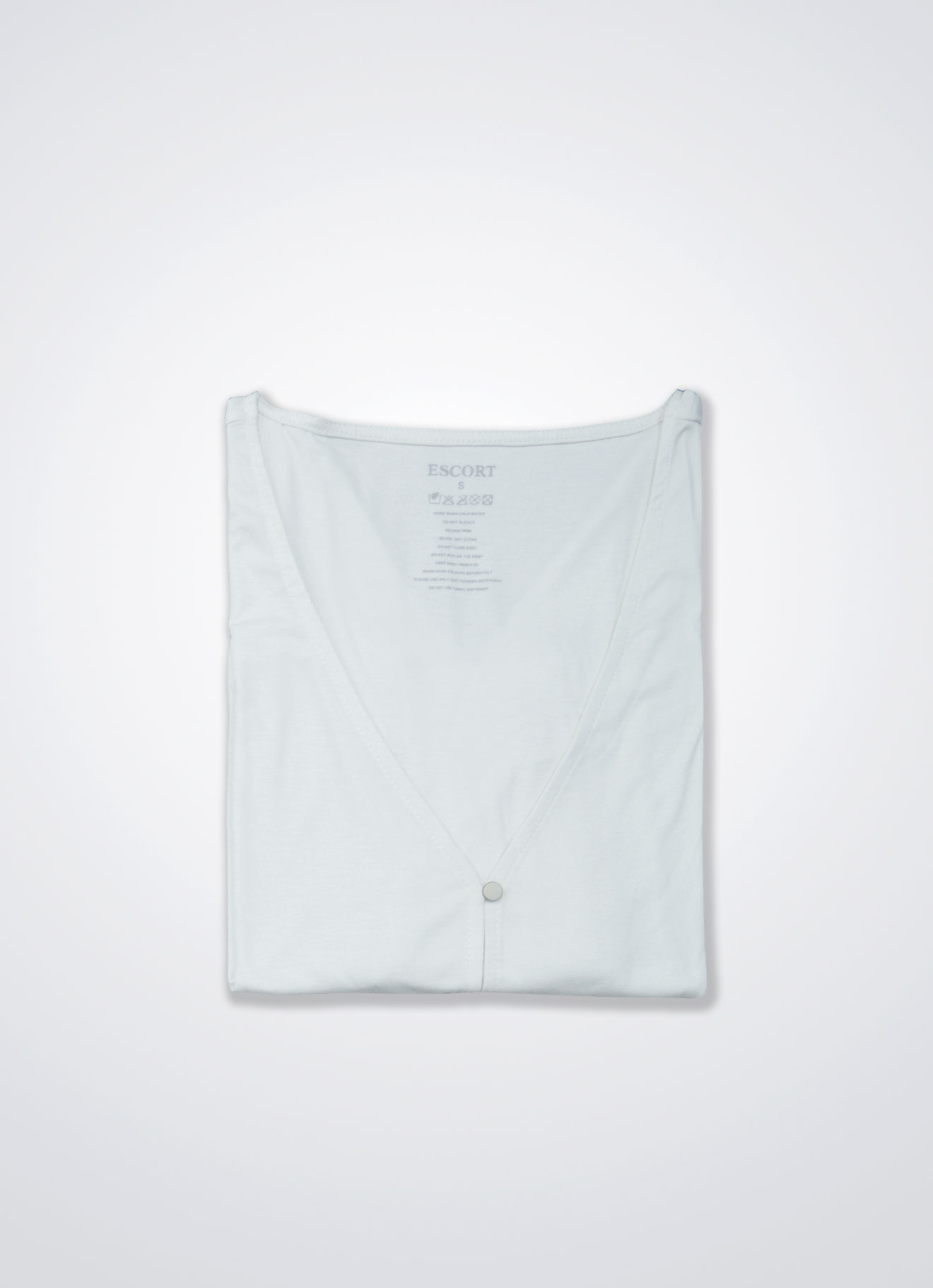 Bright-White by V-Neck Top