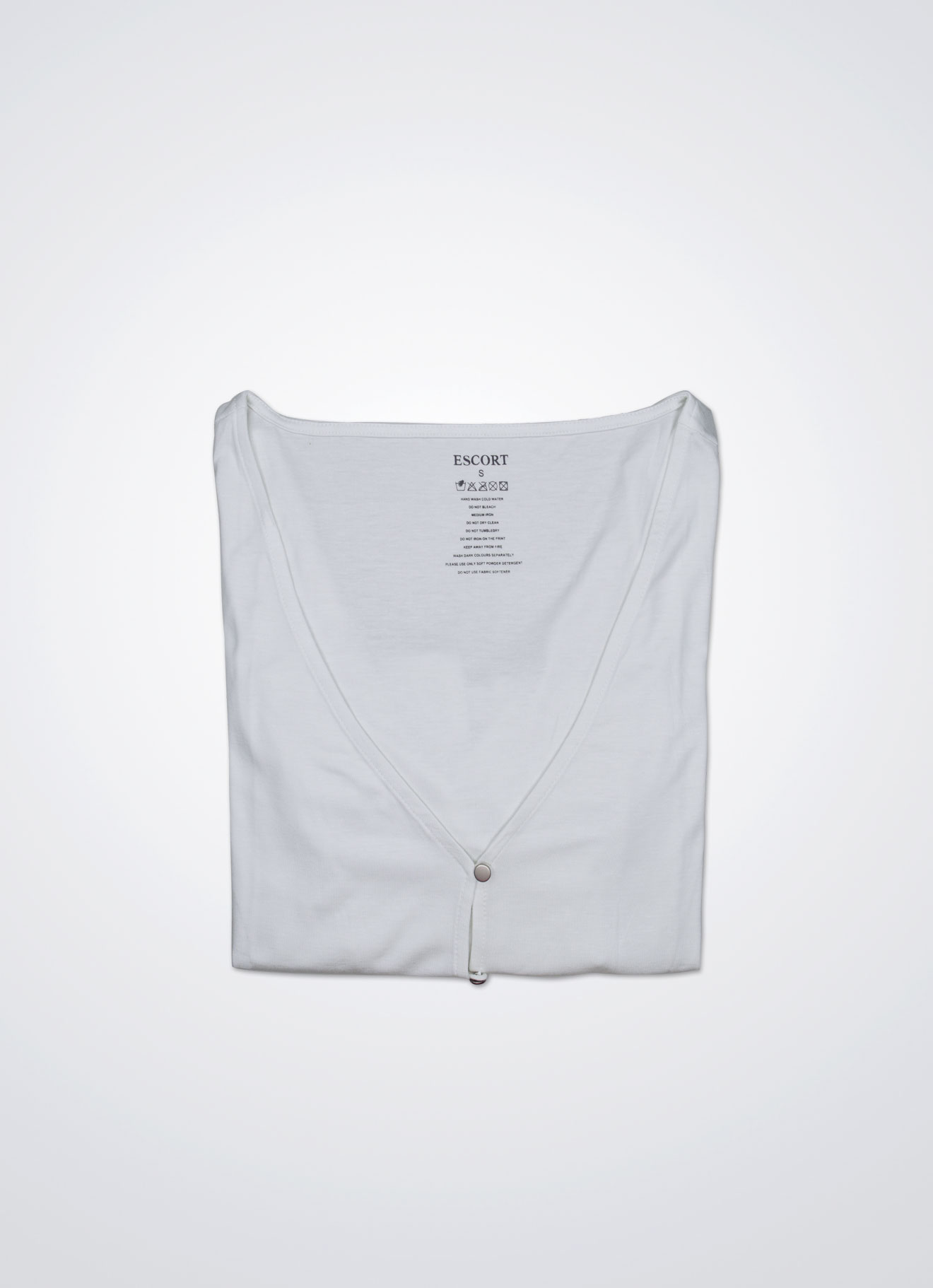 Bright-White by V-Neck Top