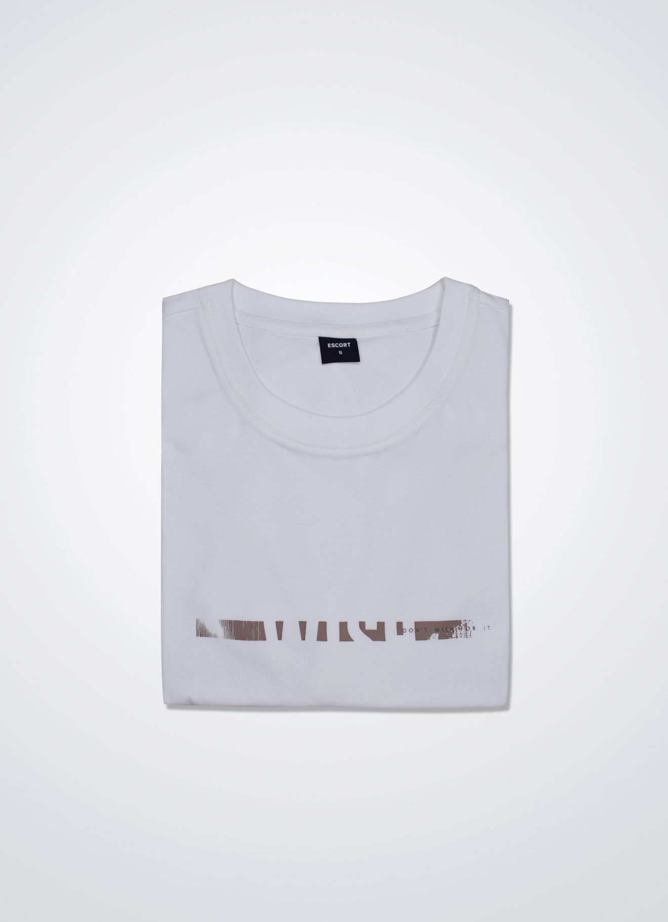 Bright-White by Printed T-Shirt