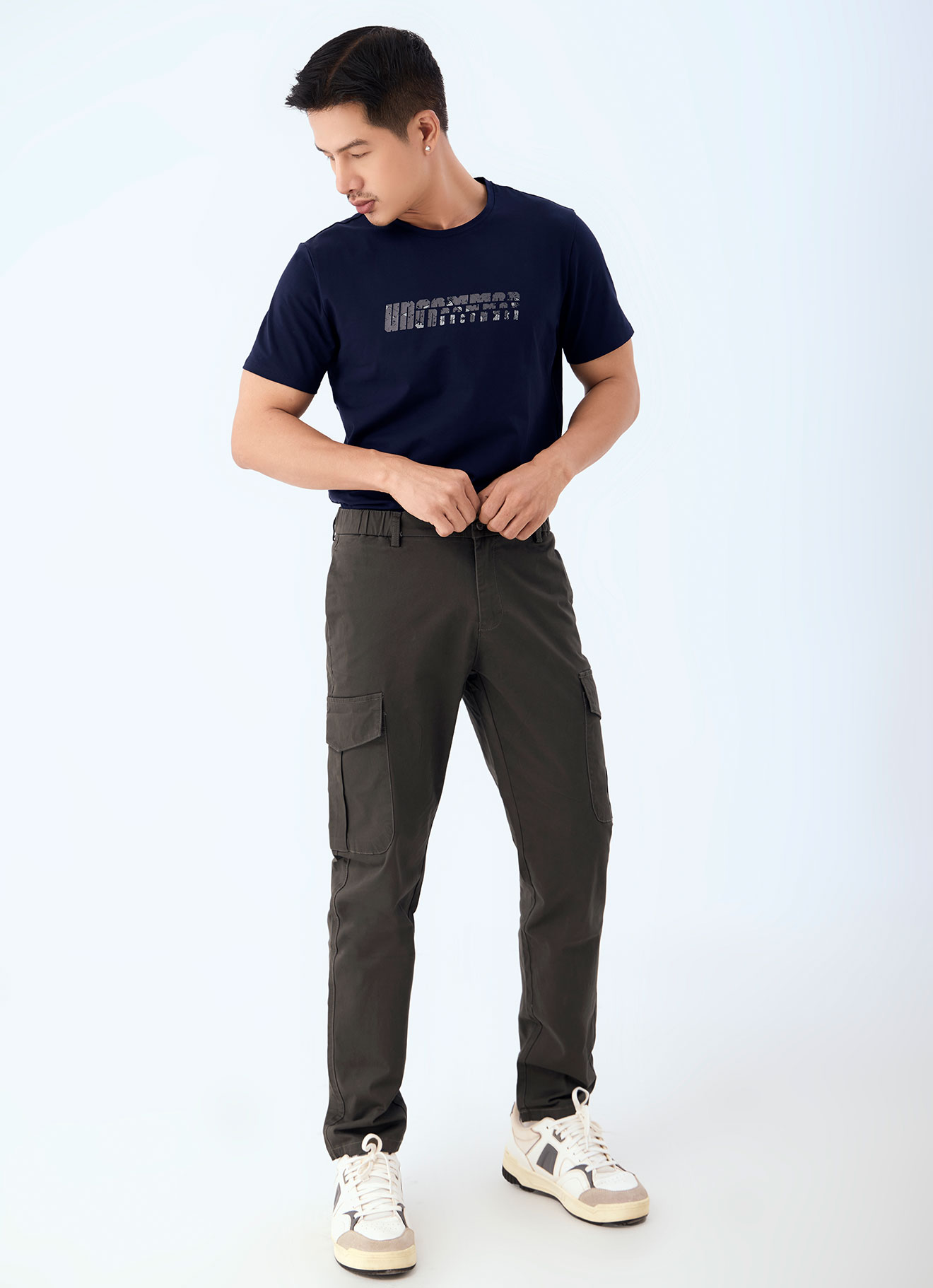 Burnt-Olive  by Cargo pants