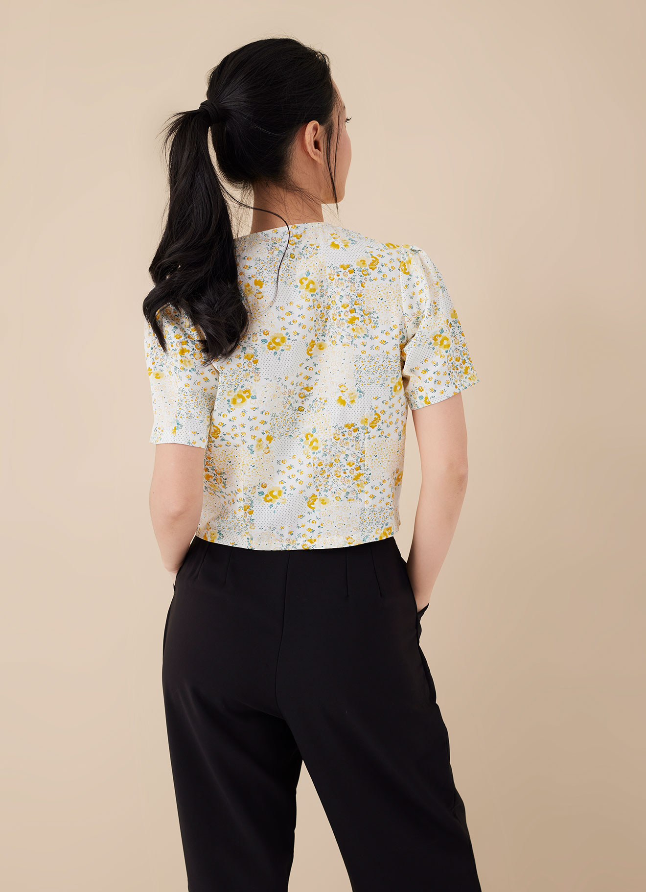 Citrus by Floral Printed Blouse