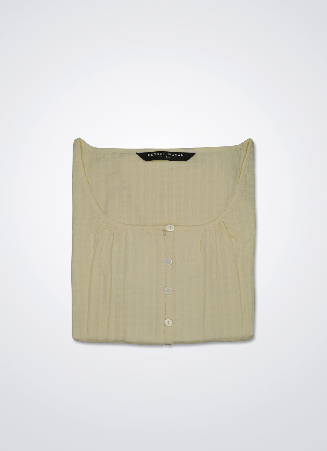 Cloud-Cream by Sleeve Blouse