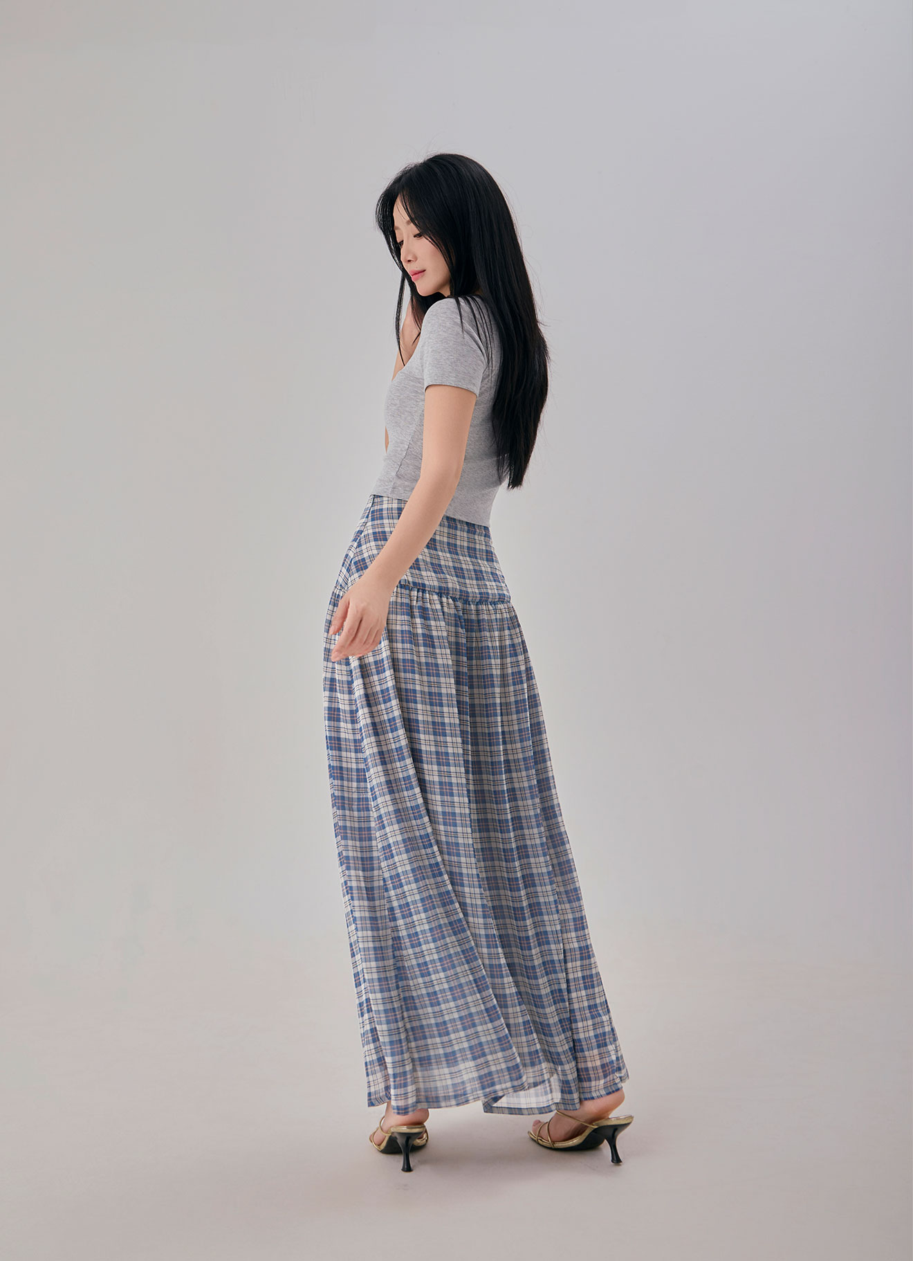 Coronet-Blue by Printed Skirt