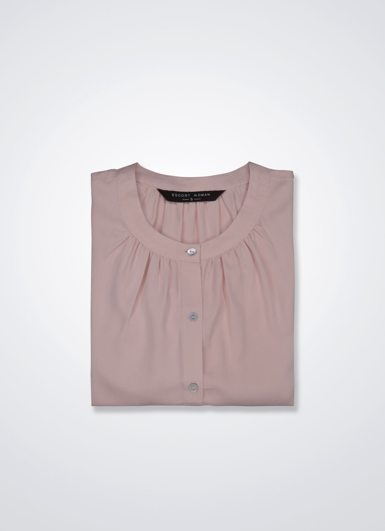 Cream-Tan by Sleeve Blouse